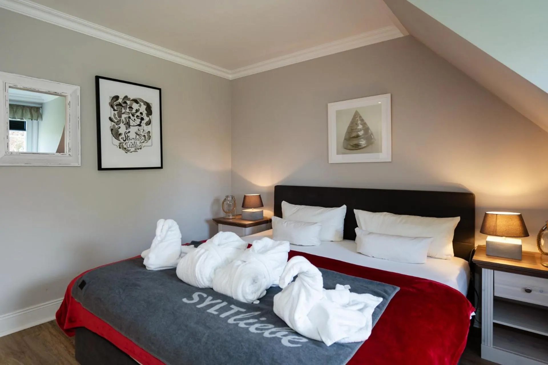 Bedroom, Bed in Hotel Parkresidenz Christian VIII