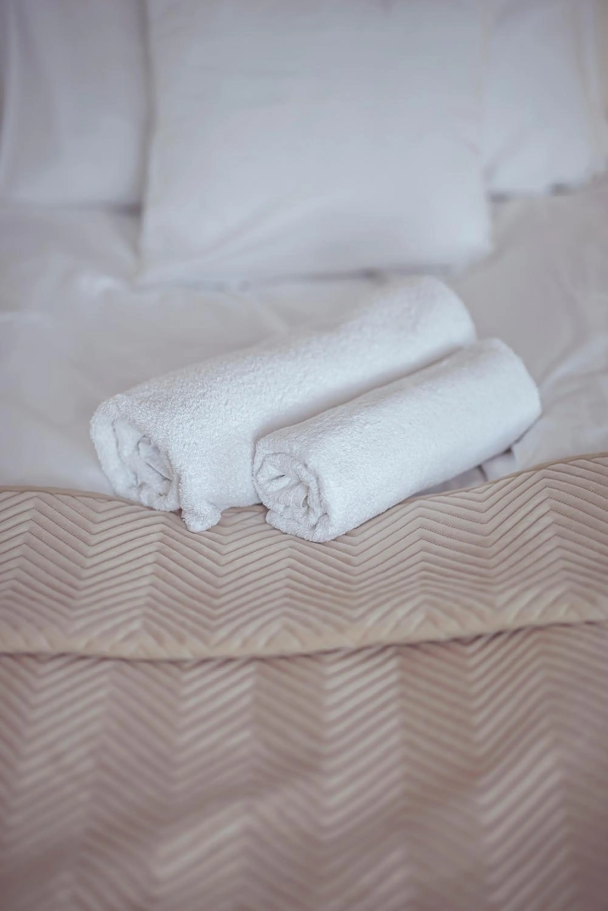 Bed in Hotel Maxim Kwidzyn