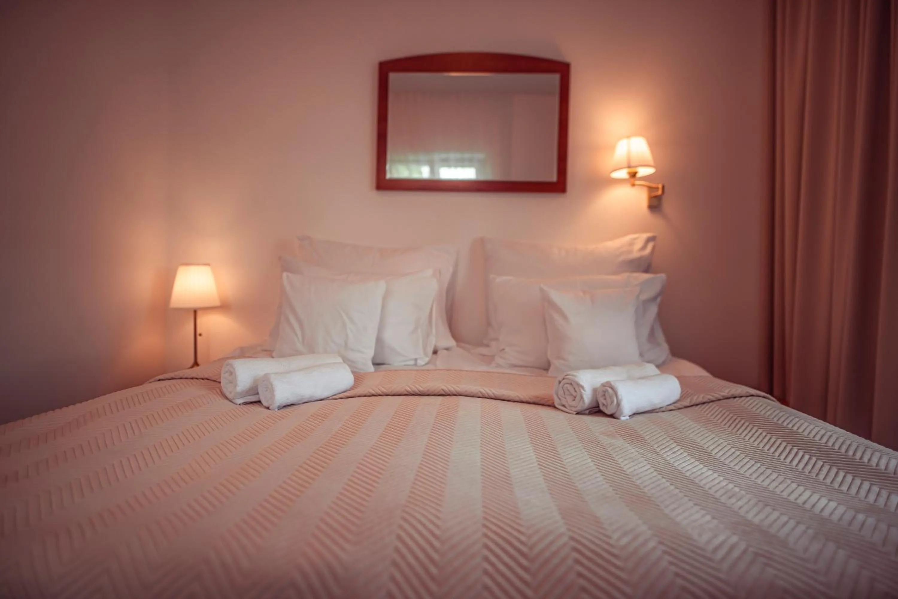 Bed in Hotel Maxim Kwidzyn