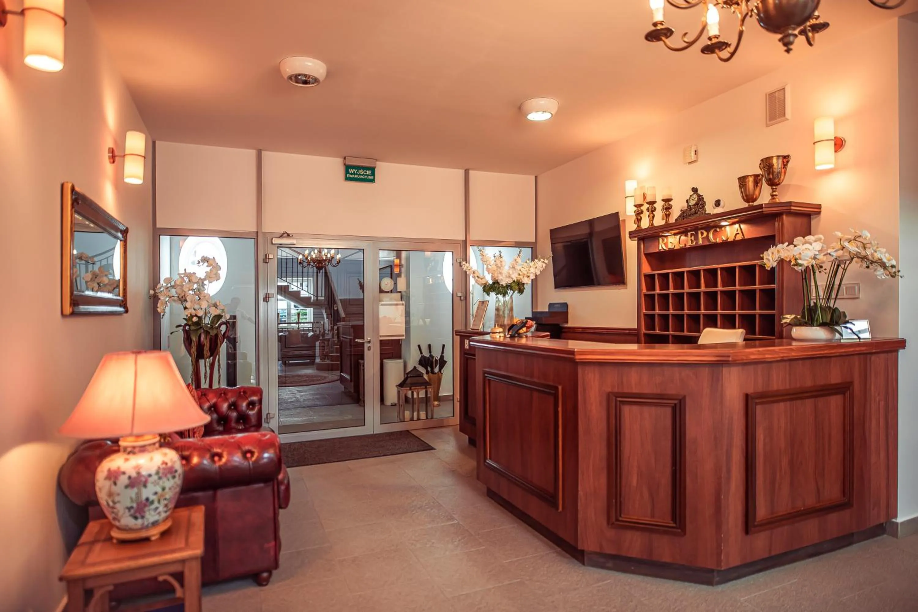 Lobby or reception in Hotel Maxim Kwidzyn