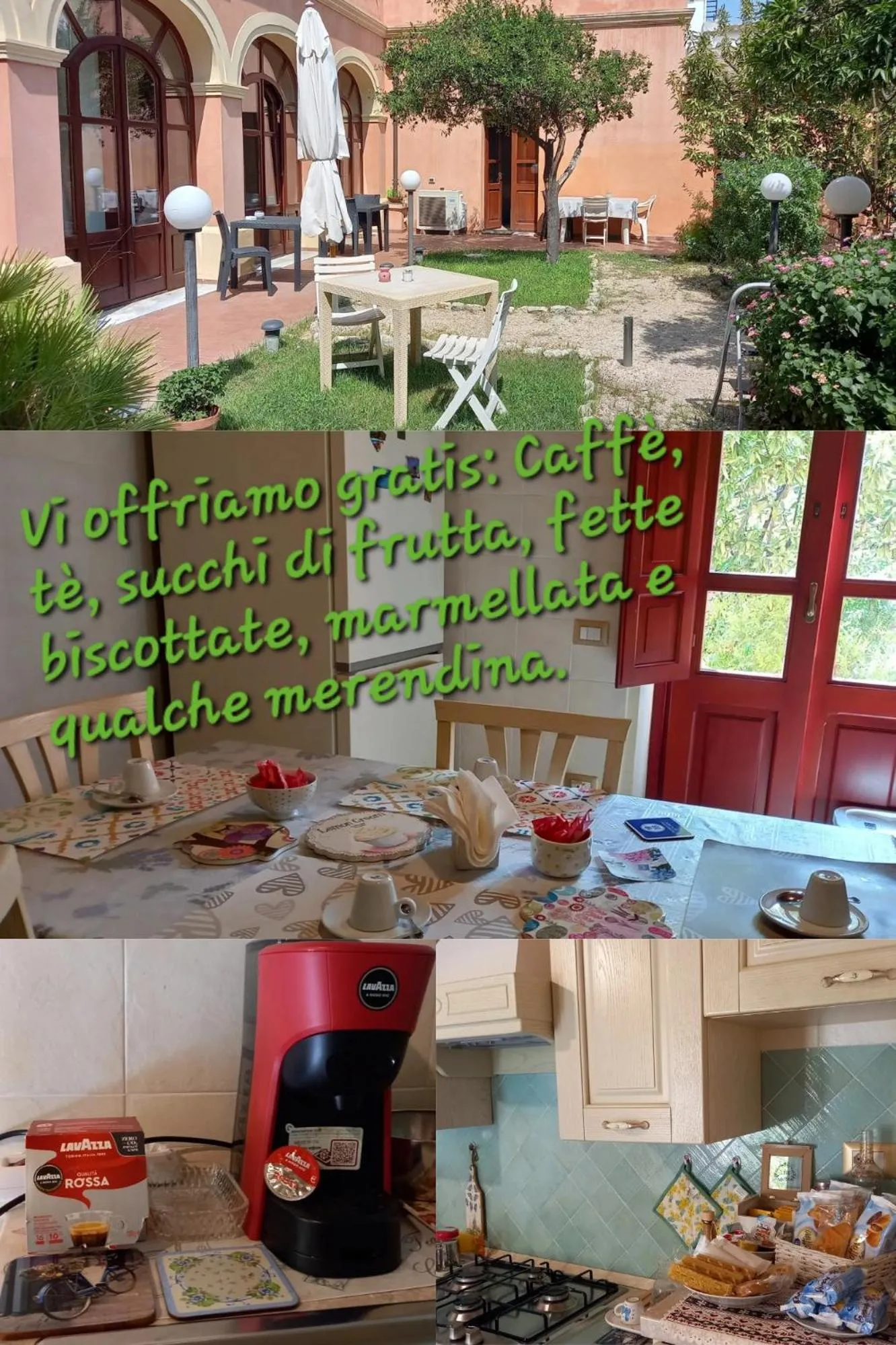 Food and drinks in Oasi Ottocento