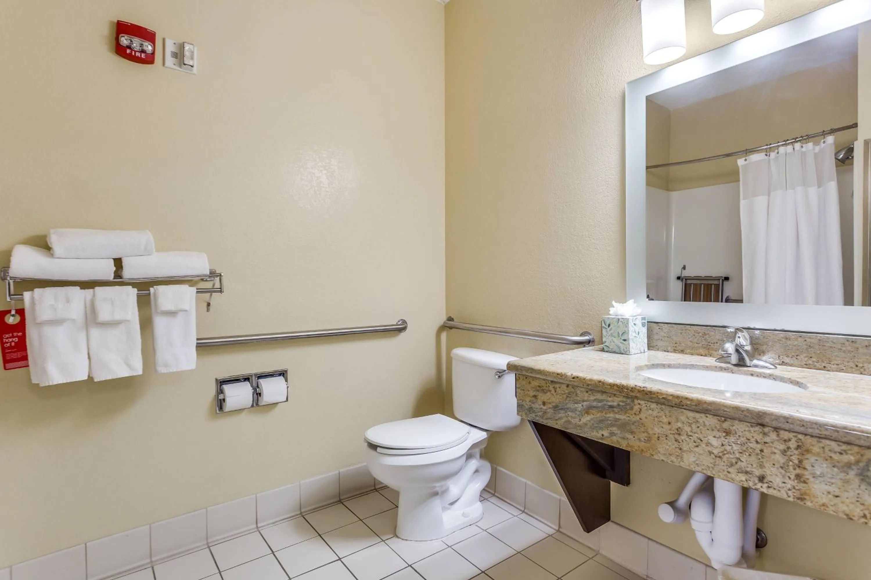 Bathroom in TownePlace Suites by Marriott Dallas Bedford