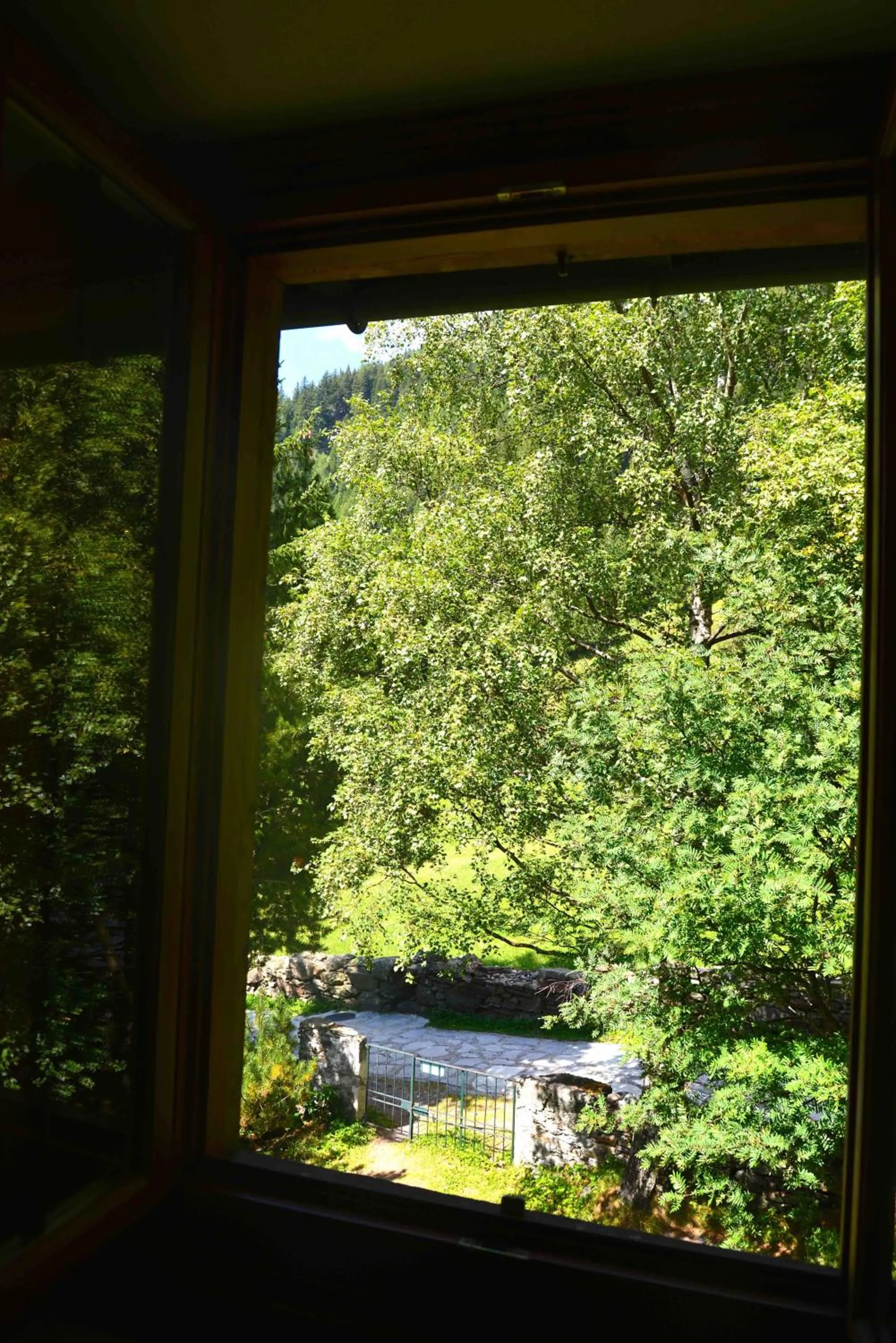 Garden view in Il Cortese