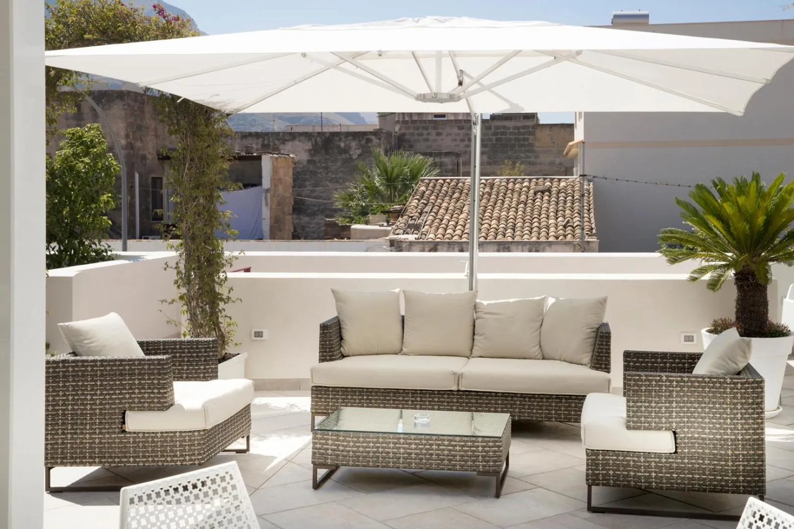 Balcony/Terrace in Eunice Bed and Breakfast