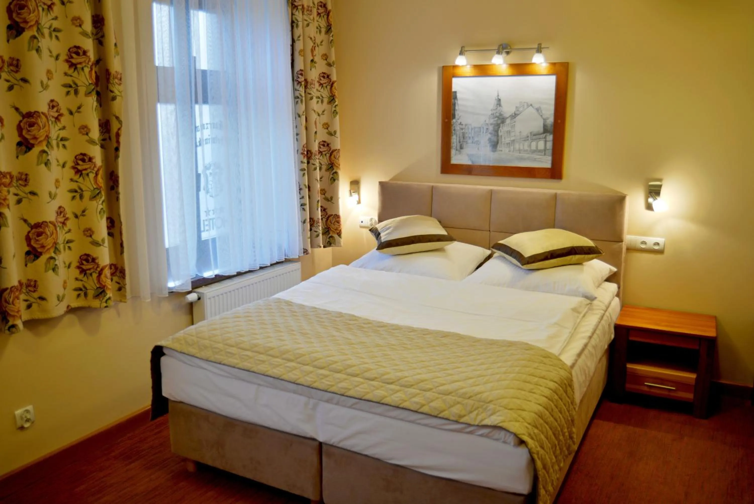 Bed in Hotel Karczma Chełmińska