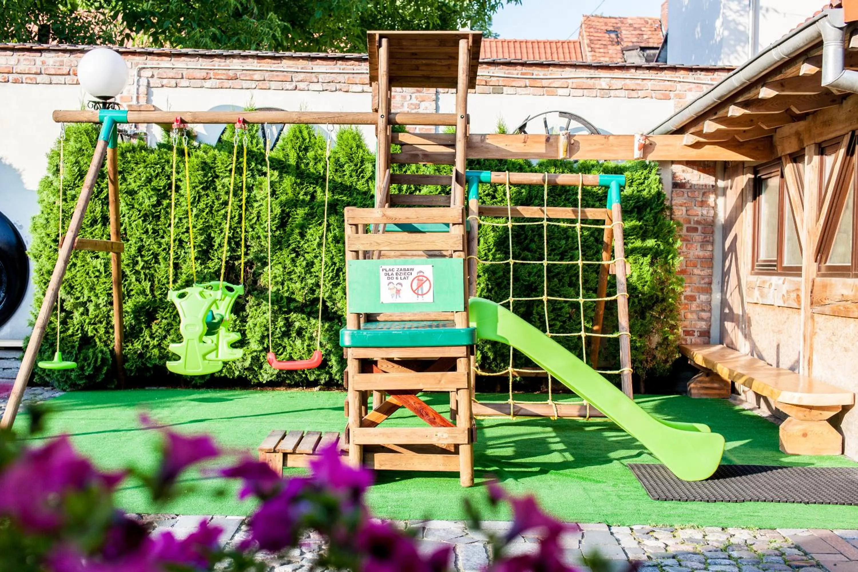 Children play ground in Hotel Karczma Chełmińska