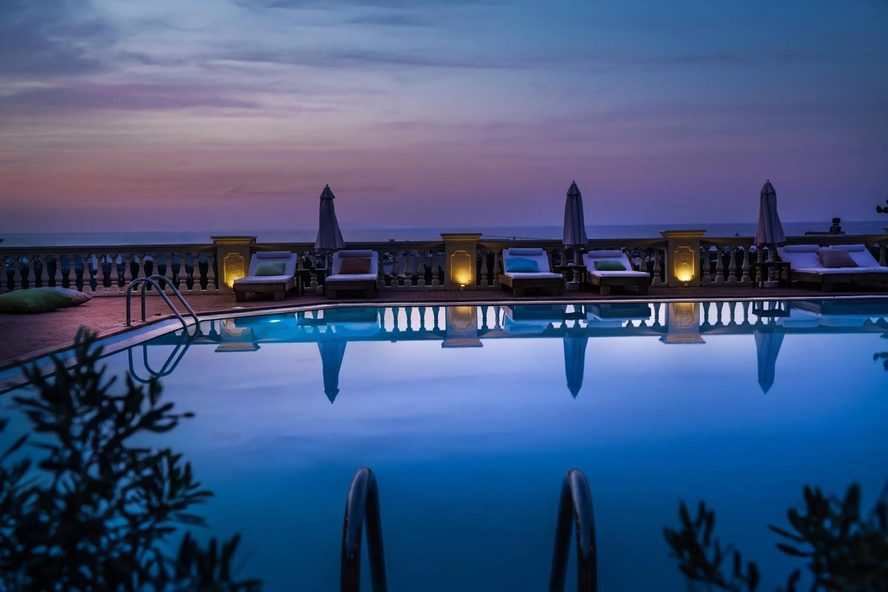Pool view in Notos Heights Hotel & Suites