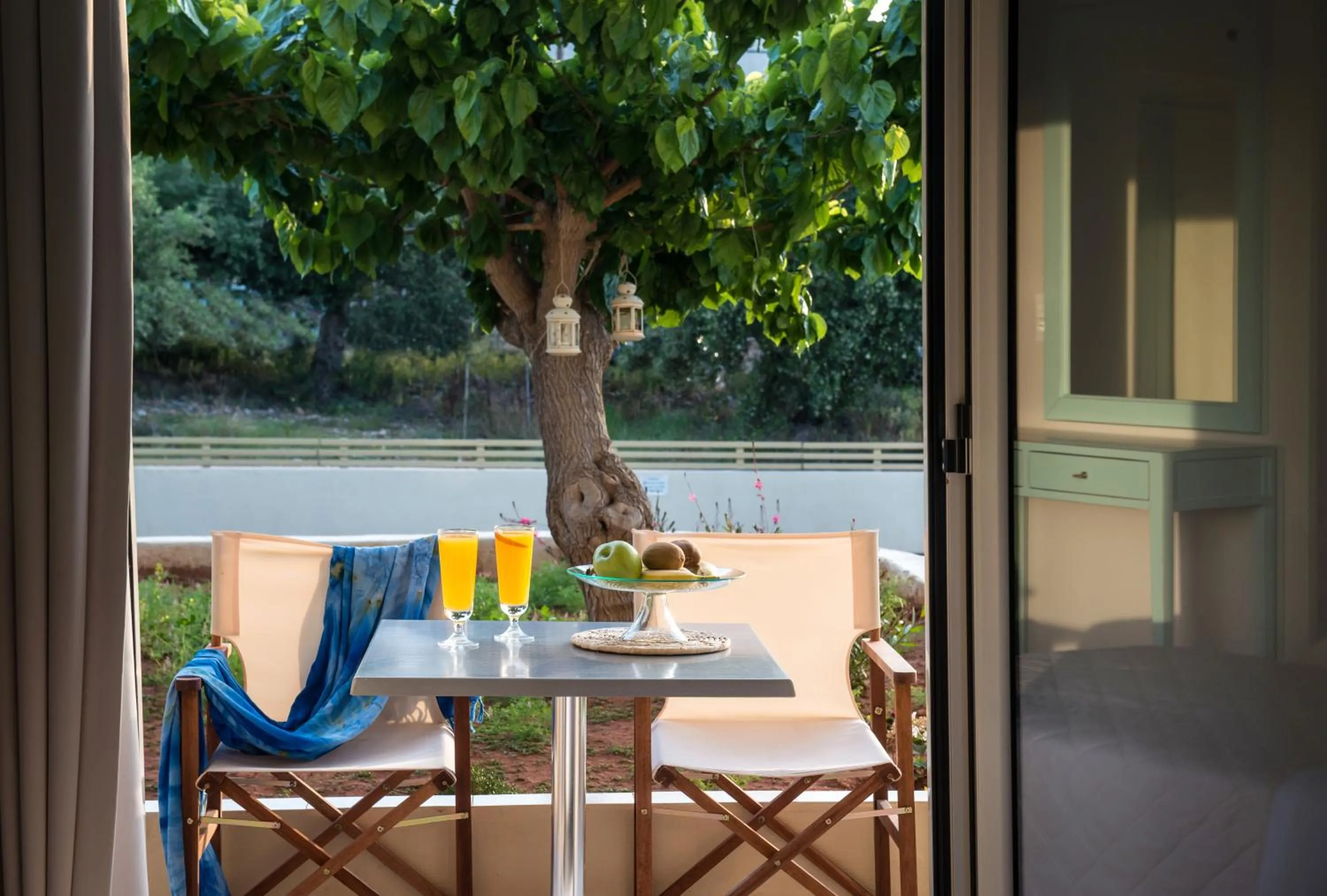 Patio in Notos Heights Hotel & Suites