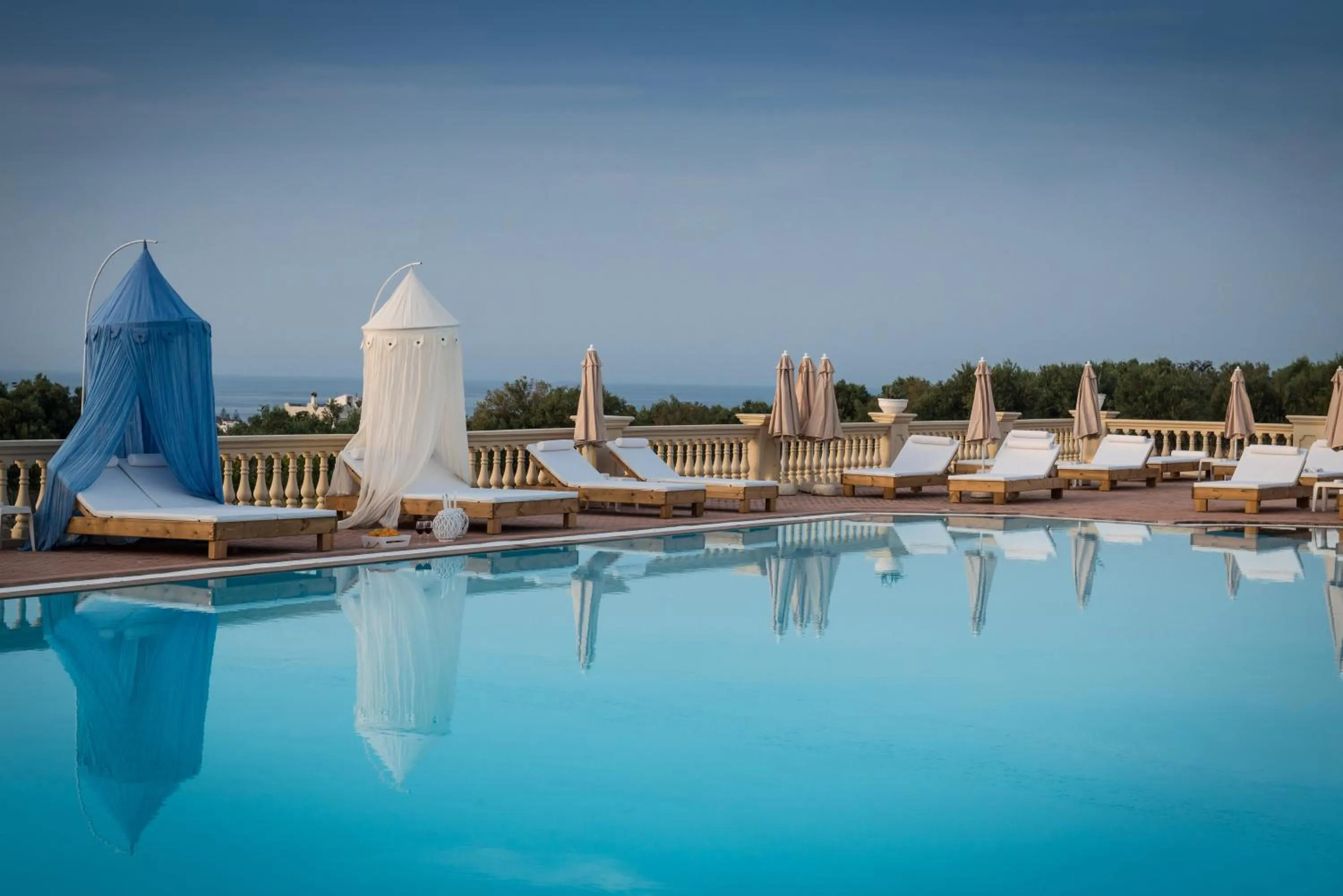 Pool view in Notos Heights Hotel & Suites
