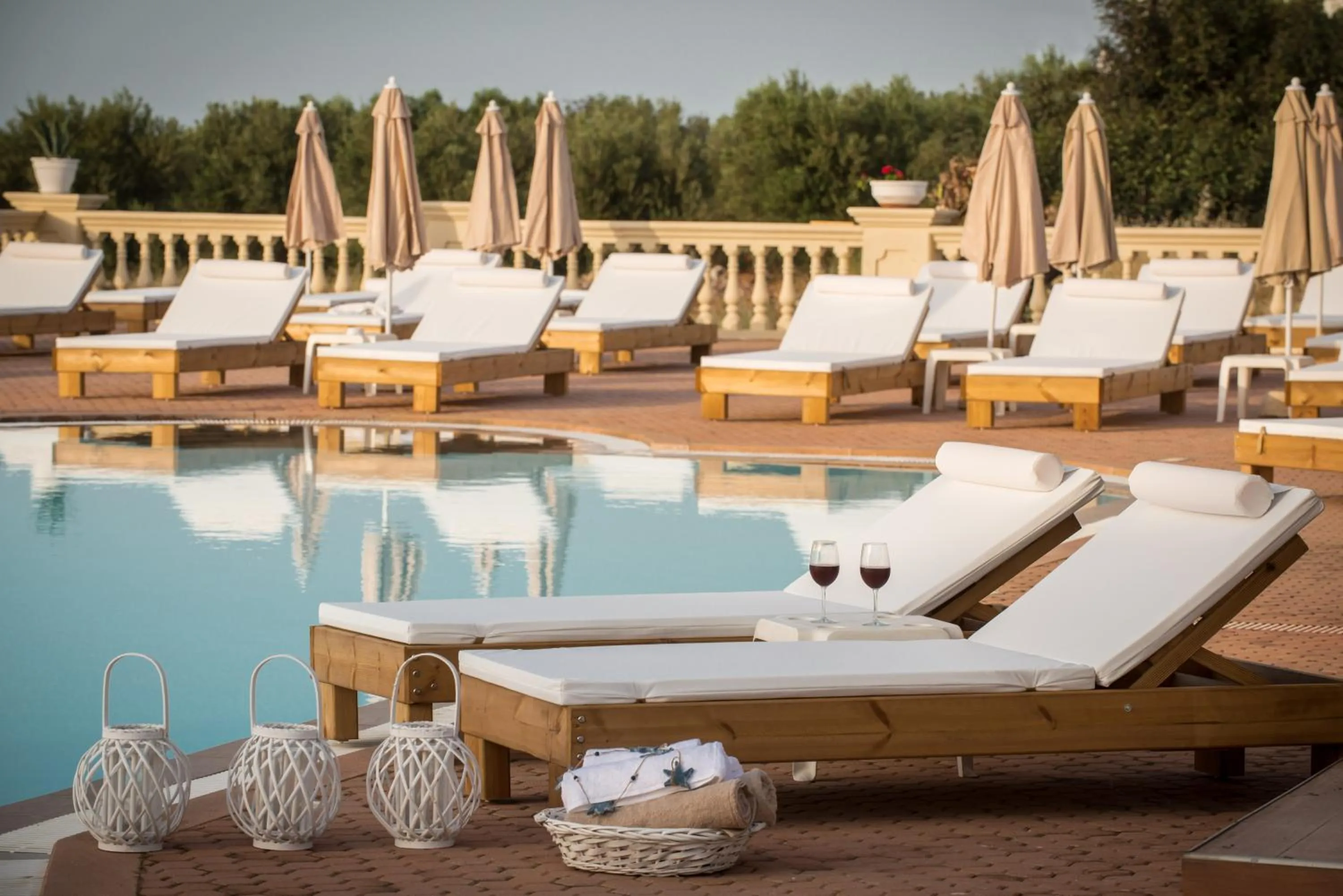 Patio in Notos Heights Hotel & Suites