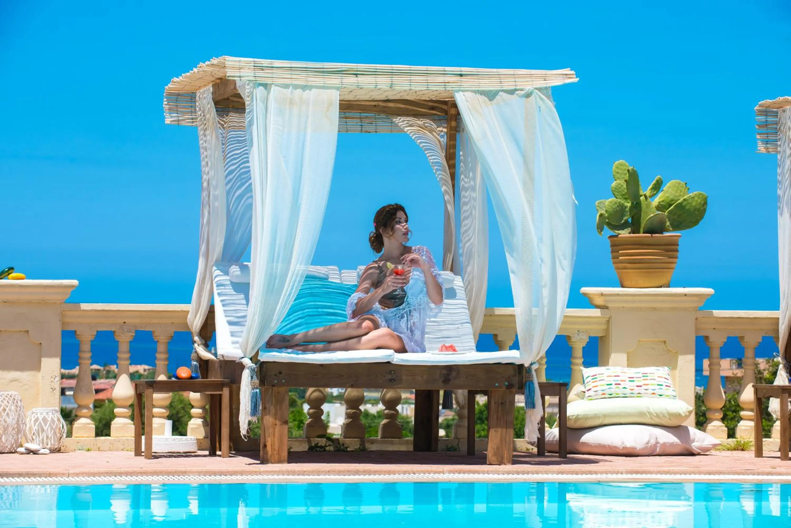 People in Notos Heights Hotel & Suites