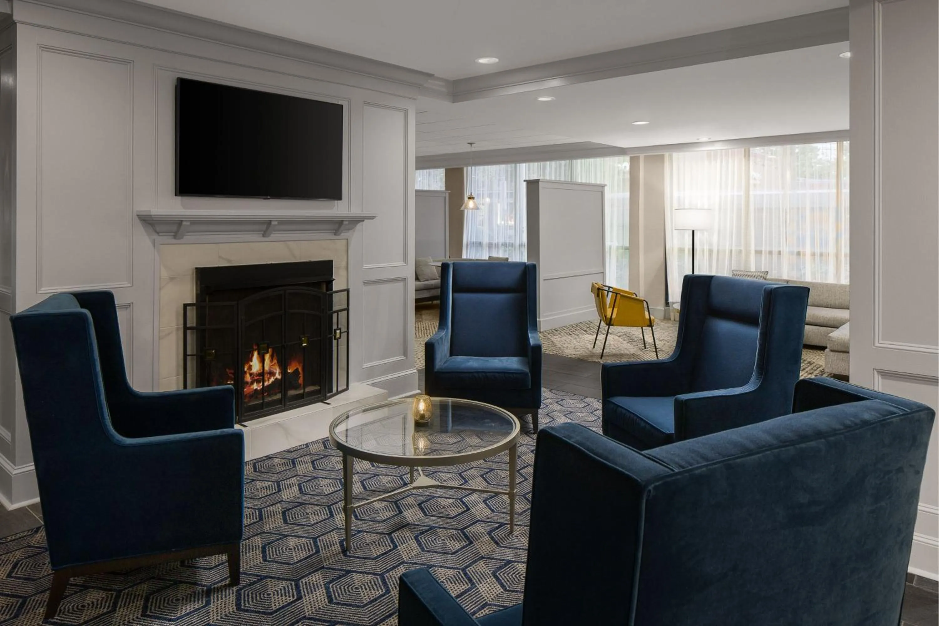 Lobby or reception in Courtyard New Haven at Yale