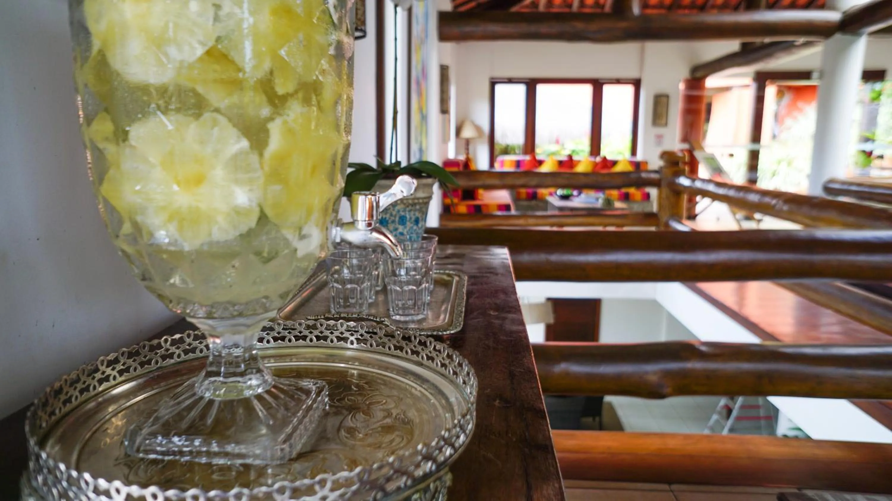 Communal lounge/ TV room in Azeda Boutique Hotel