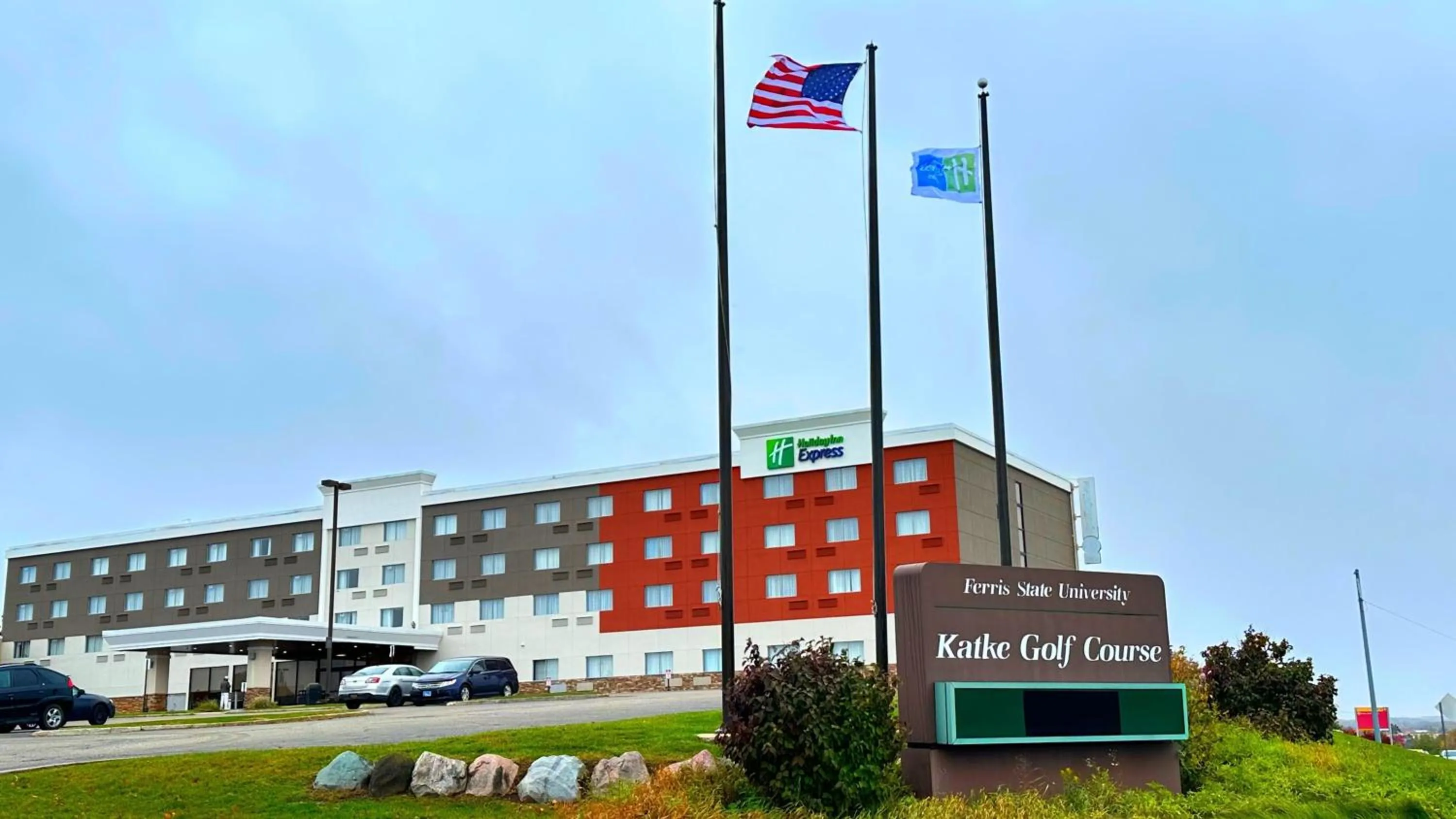 Property building in Holiday Inn Express Big Rapids by IHG