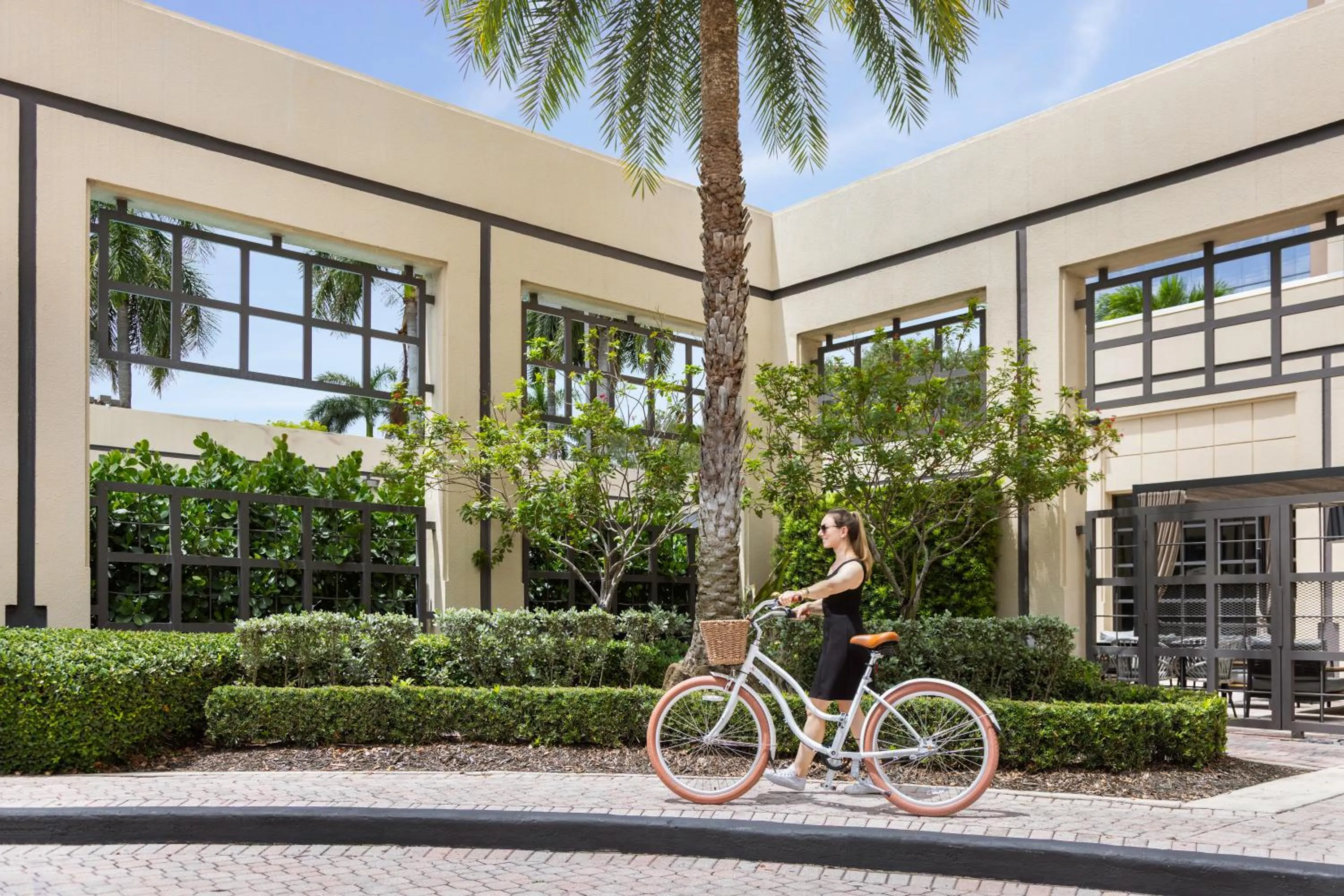 Cycling in Boca Raton Marriott at Boca Center