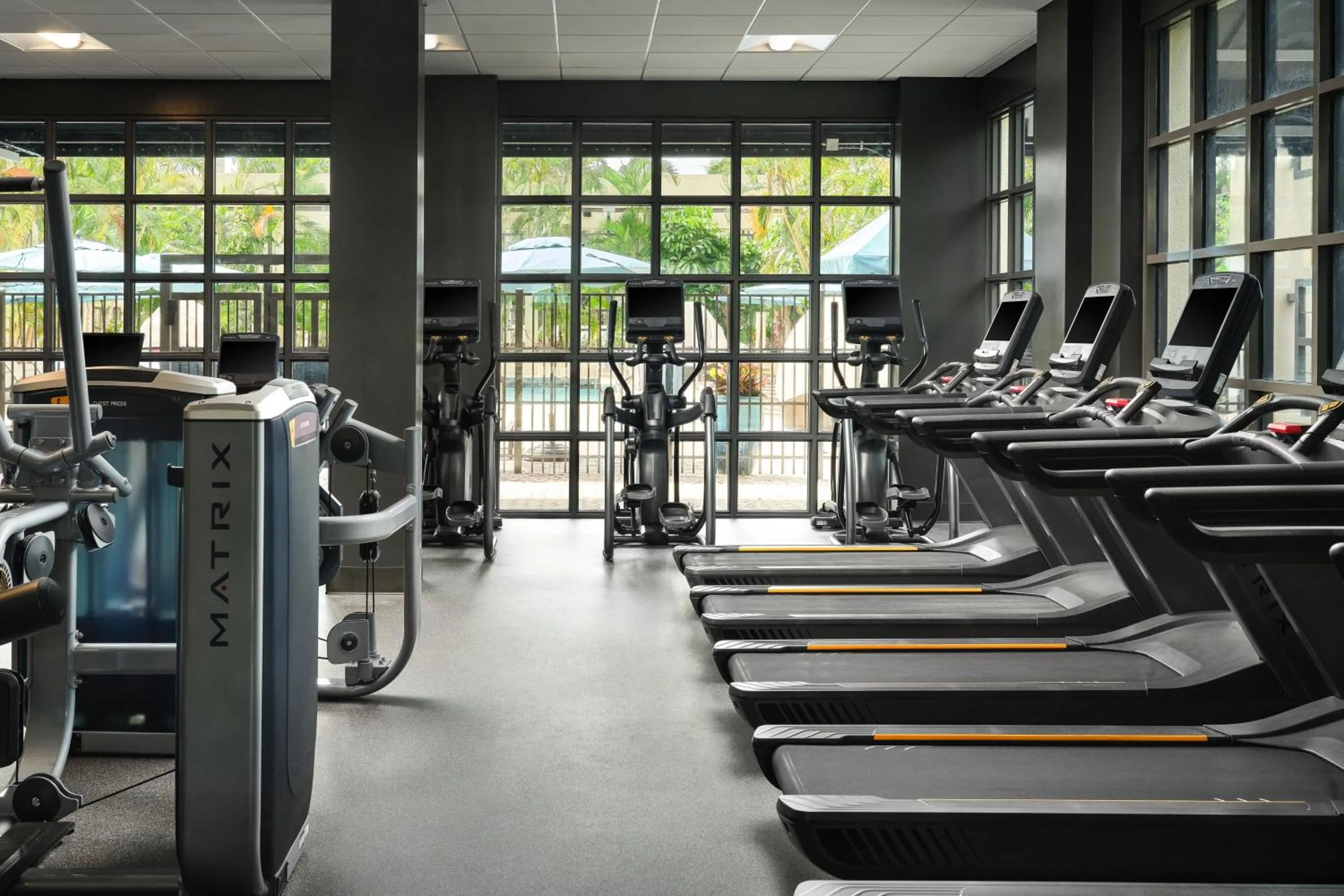 Fitness centre/facilities in Boca Raton Marriott at Boca Center