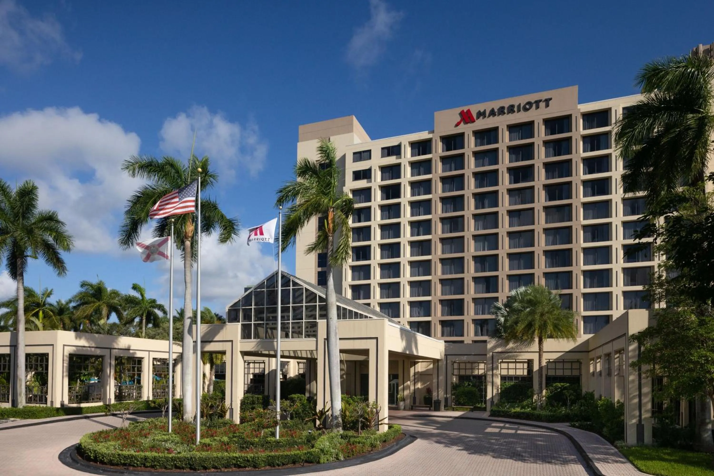 Property building in Boca Raton Marriott at Boca Center