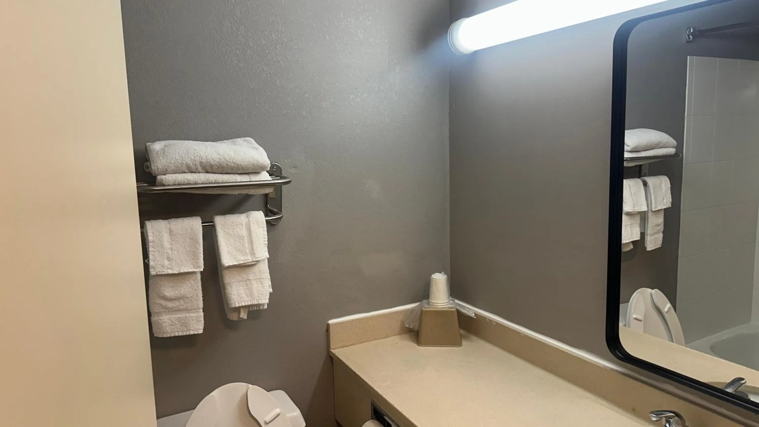 Bathroom in Motel 6-Anderson, IN