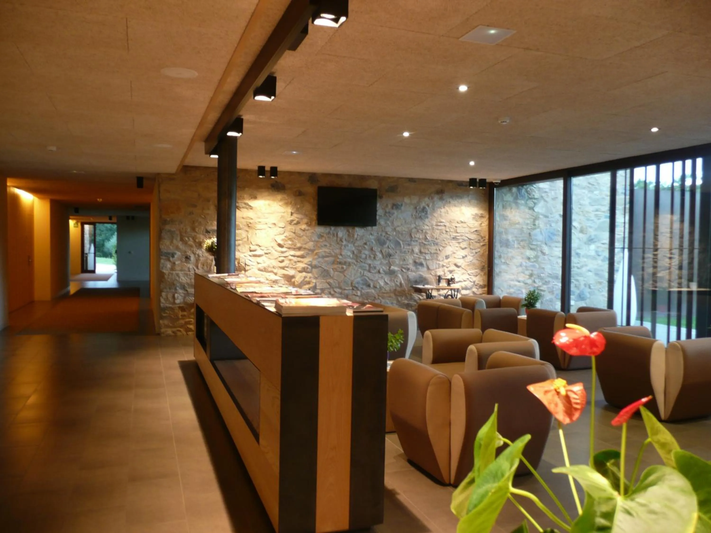 Lobby or reception in Hotel El Molí