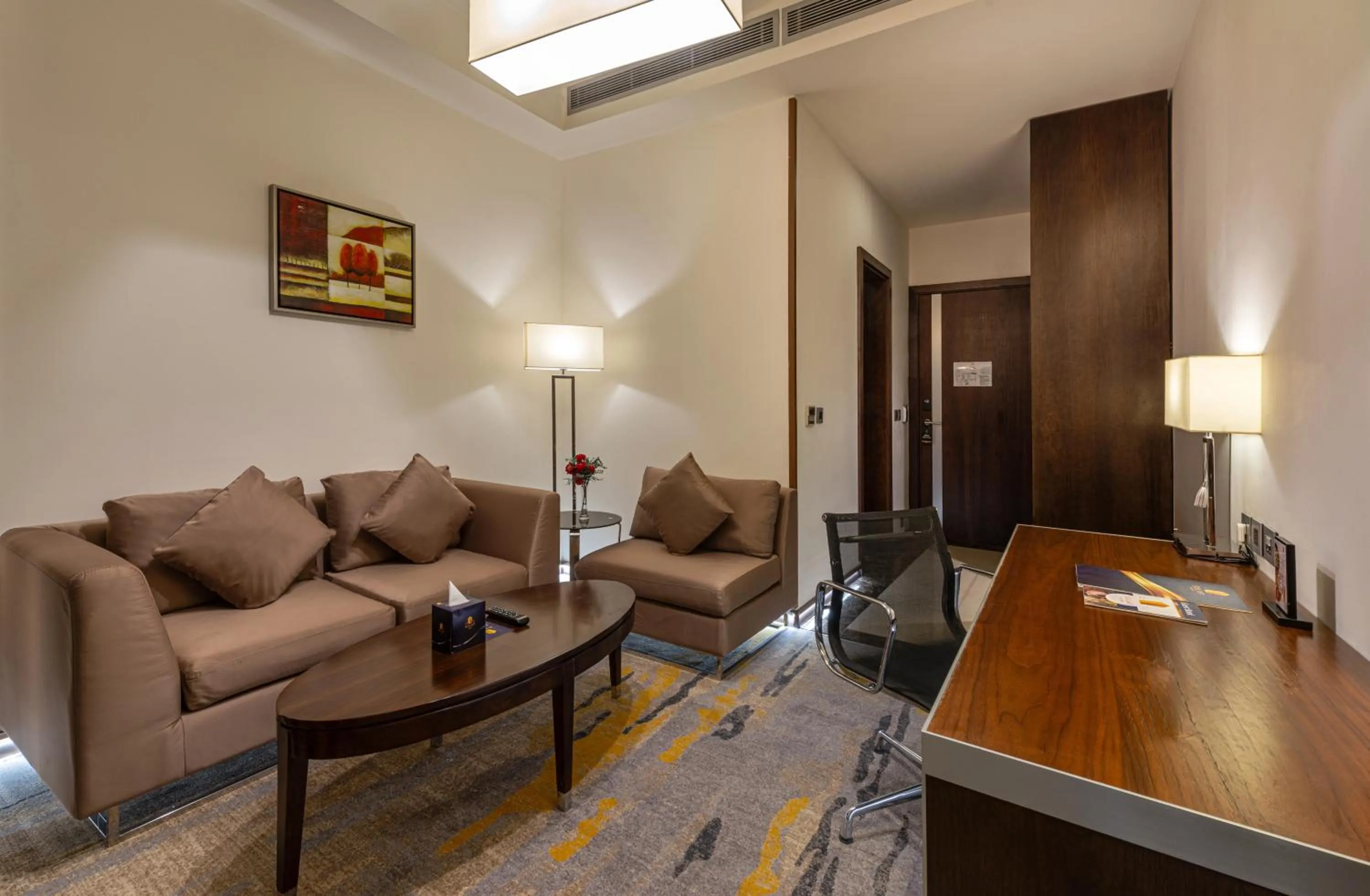 Seating area in Sulaf Luxury Hotel