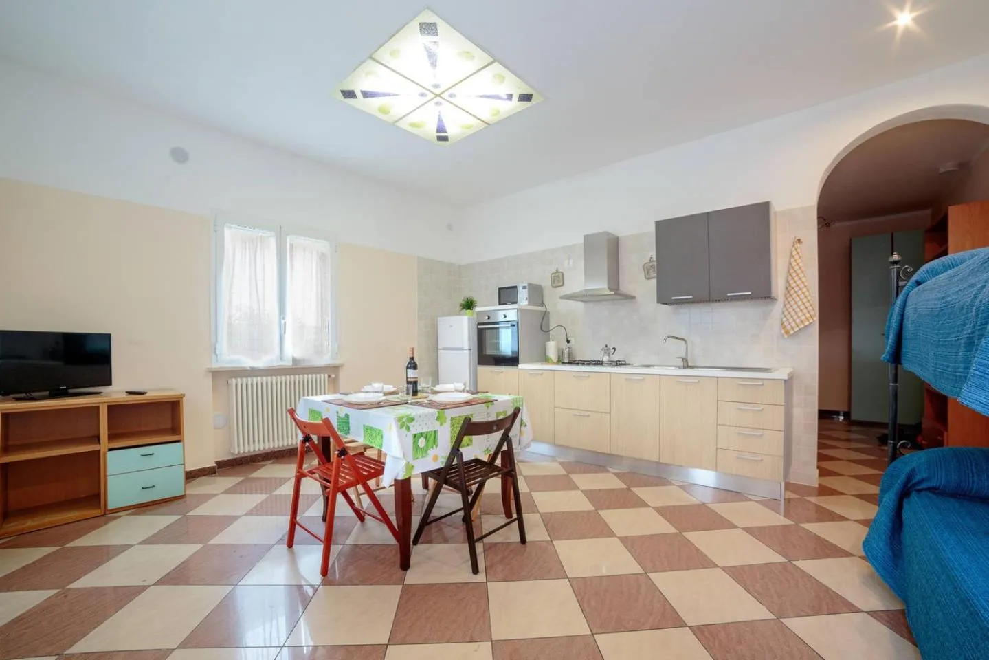 Kitchen or kitchenette in Residence Kimba