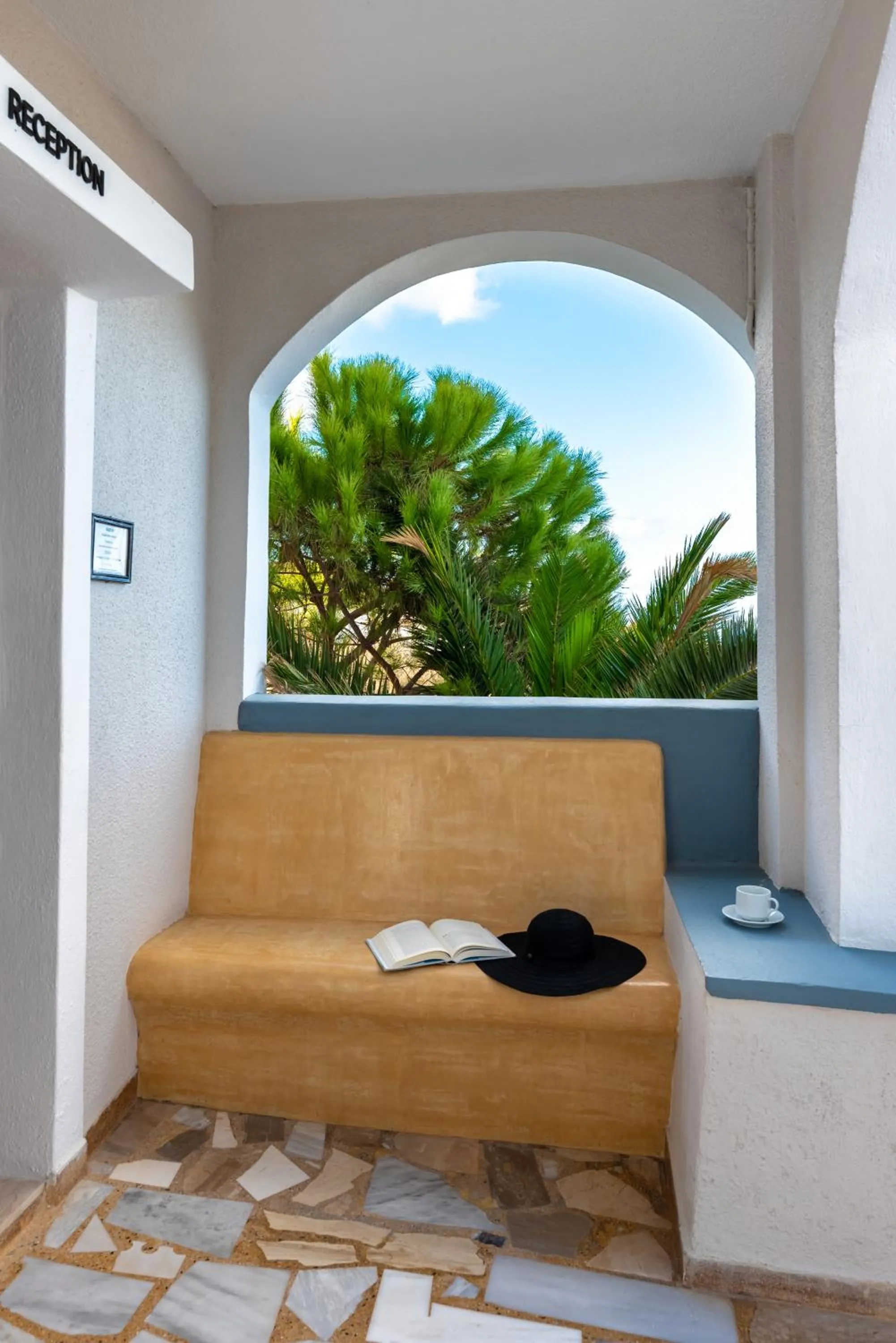 Lobby or reception in Hotel Thira
