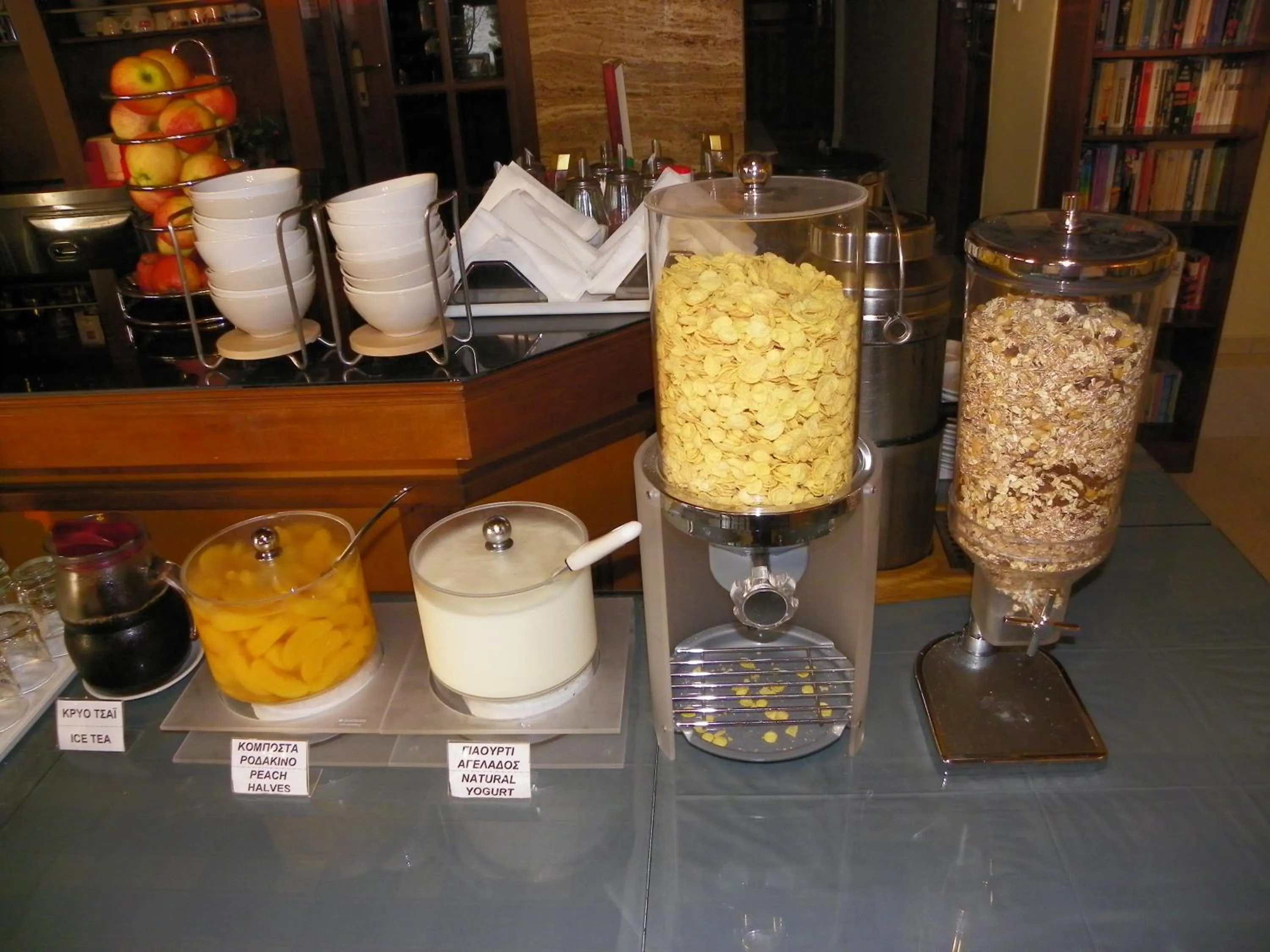 Buffet breakfast in Mirabelle Hotel