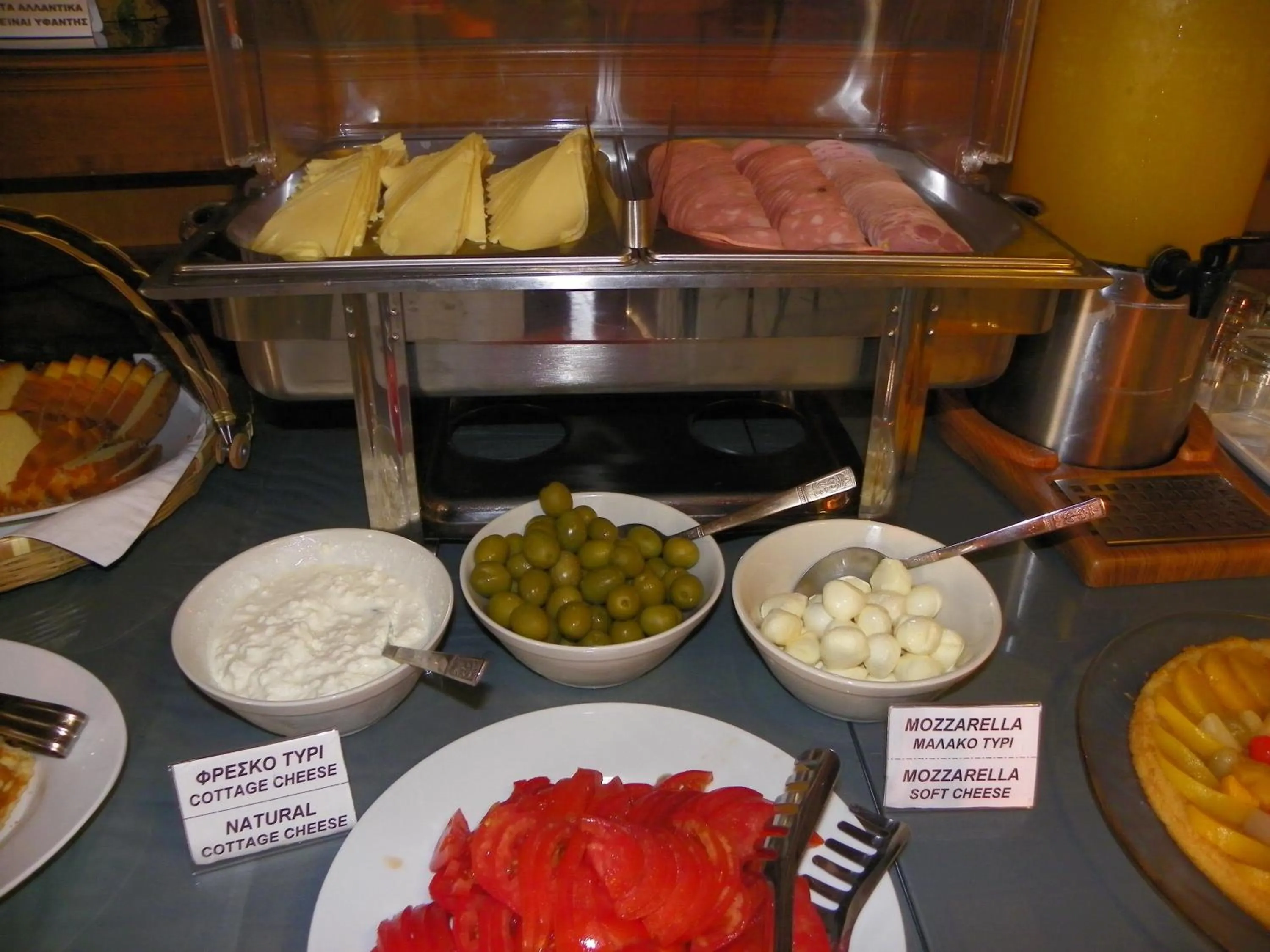 Buffet breakfast in Mirabelle Hotel