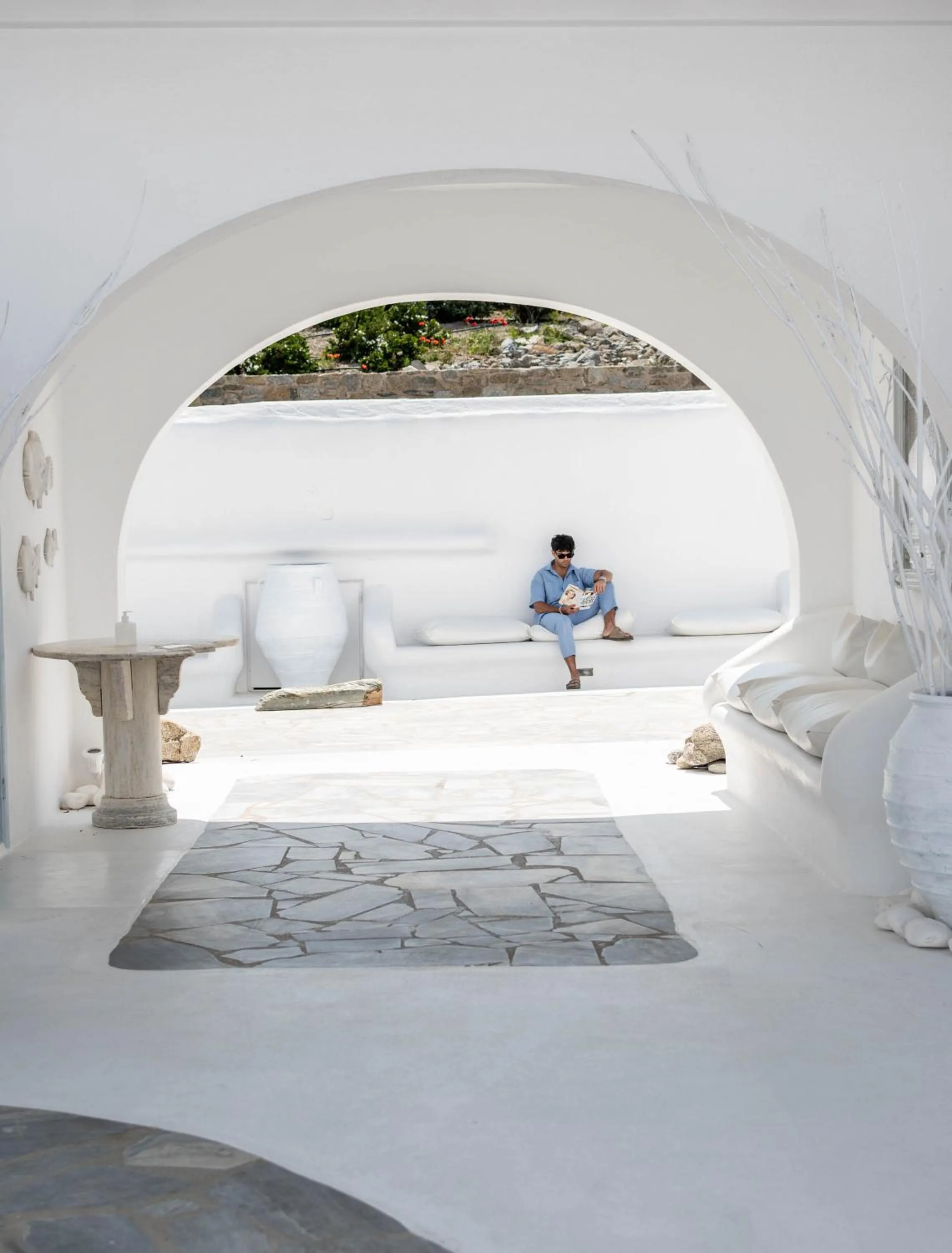 Property building, Bed in Mykonos Bay Resort & Villas