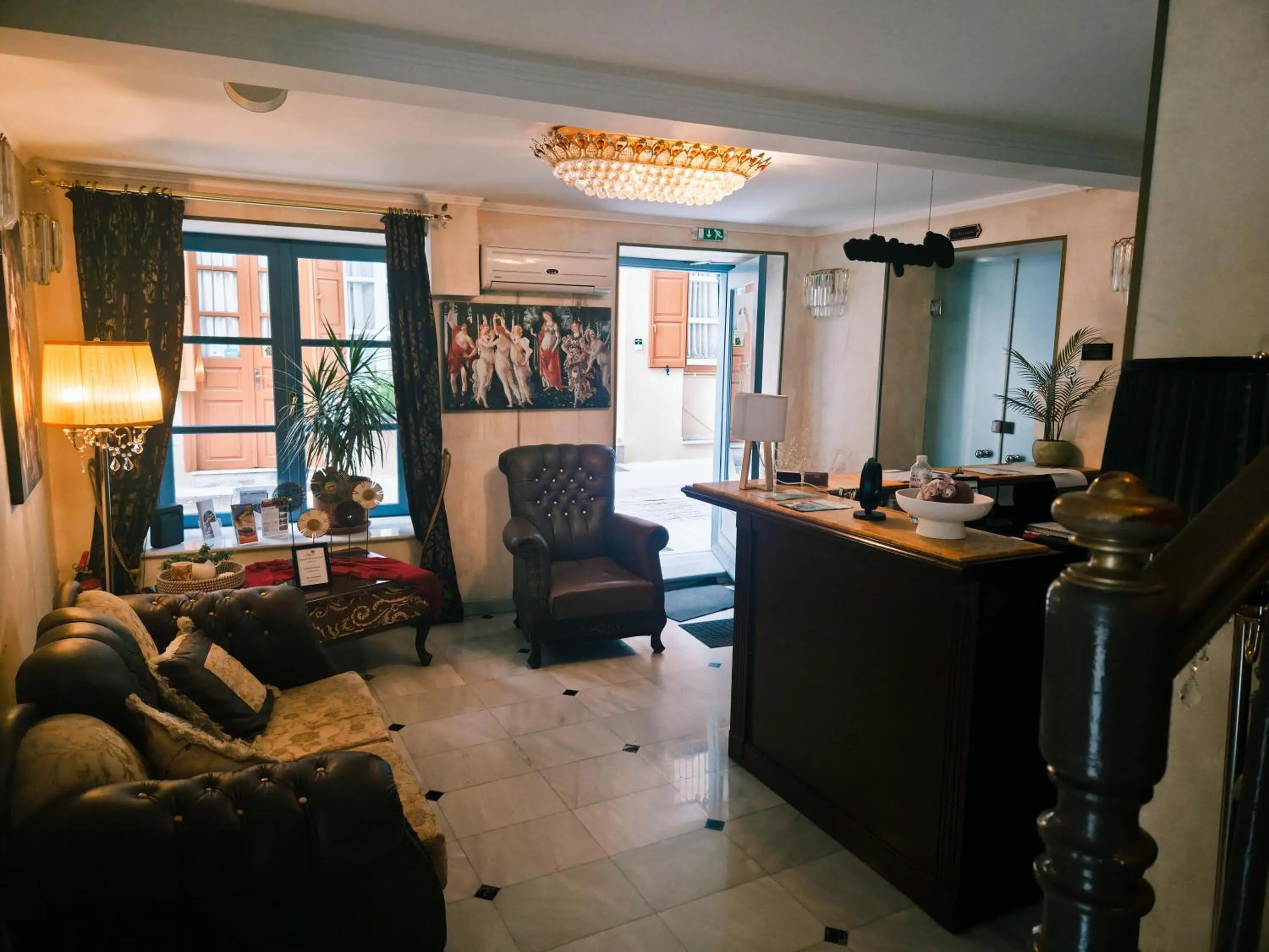 Lobby or reception in Dias