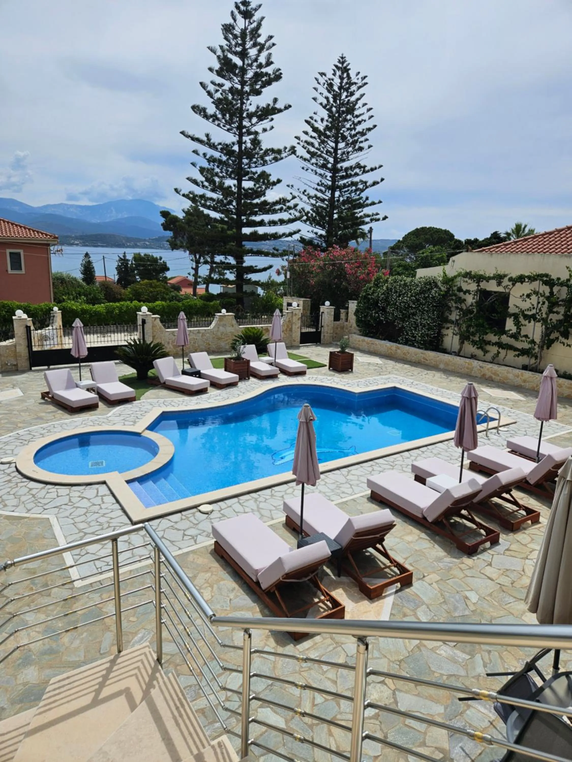 Pool view in Diwani Luxury Villas
