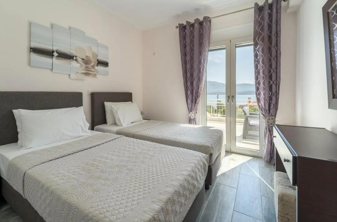 Bed in Diwani Luxury Villas