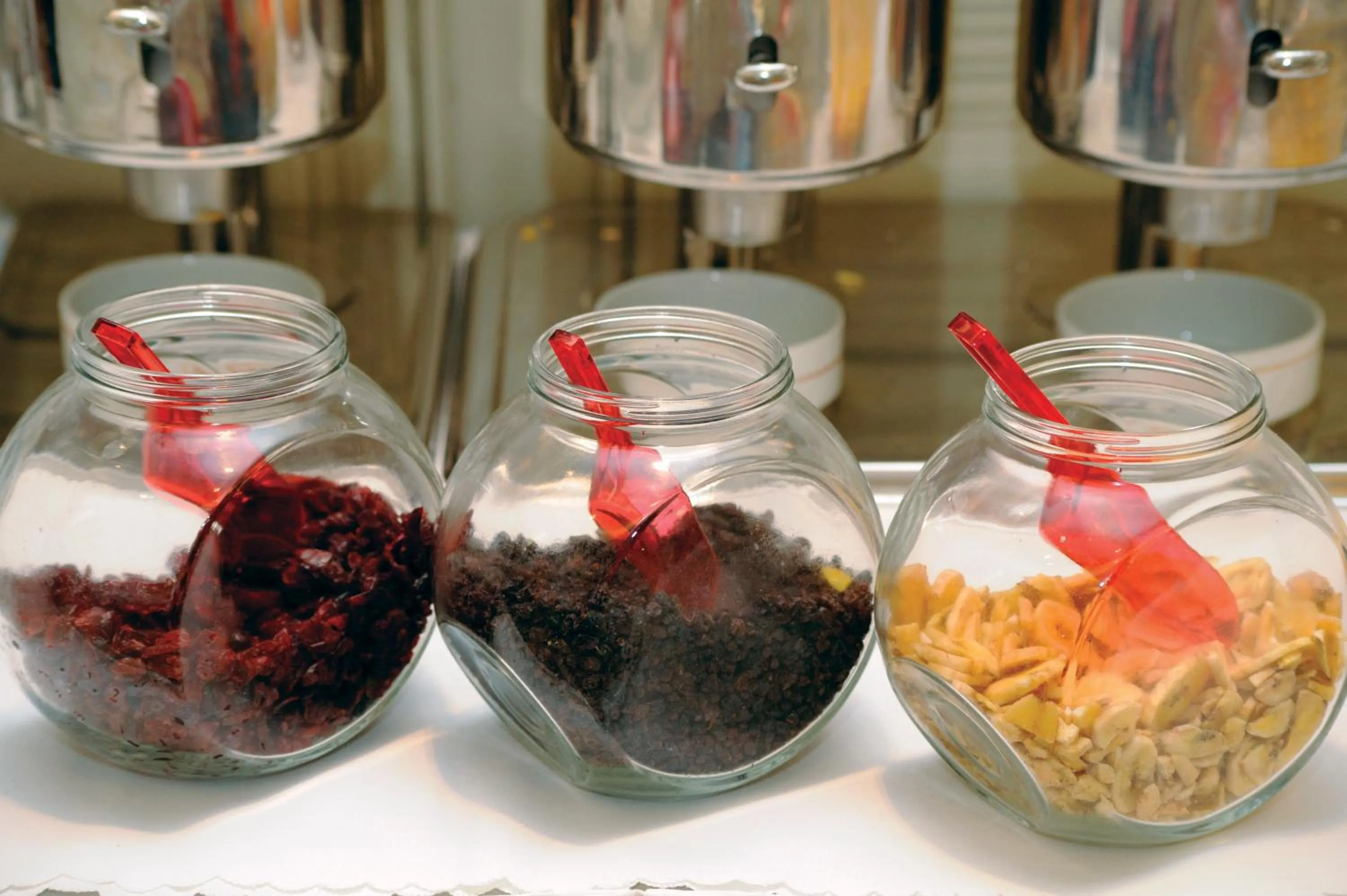 Buffet breakfast in Kamari Hotel