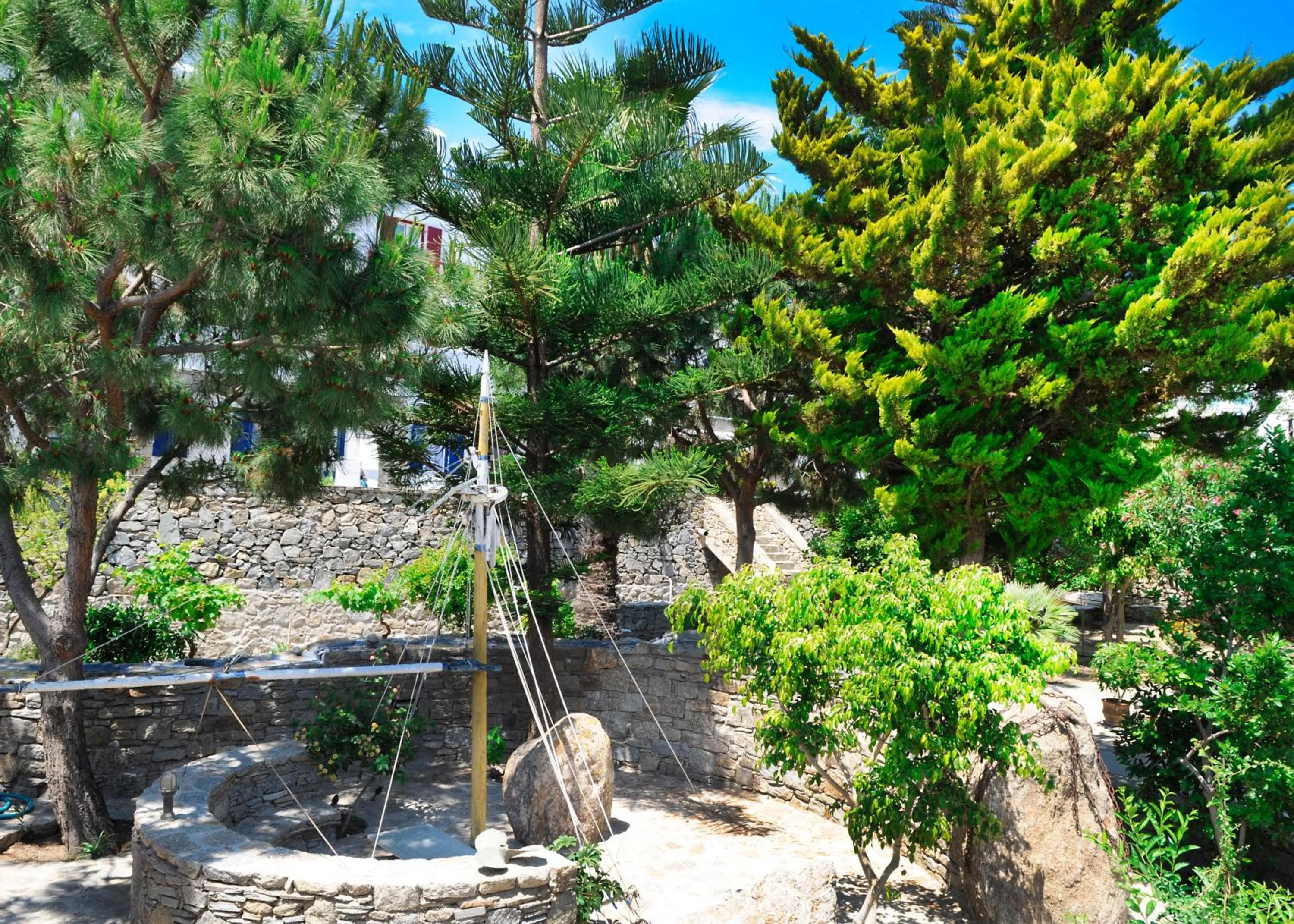 Garden in Kamari Hotel