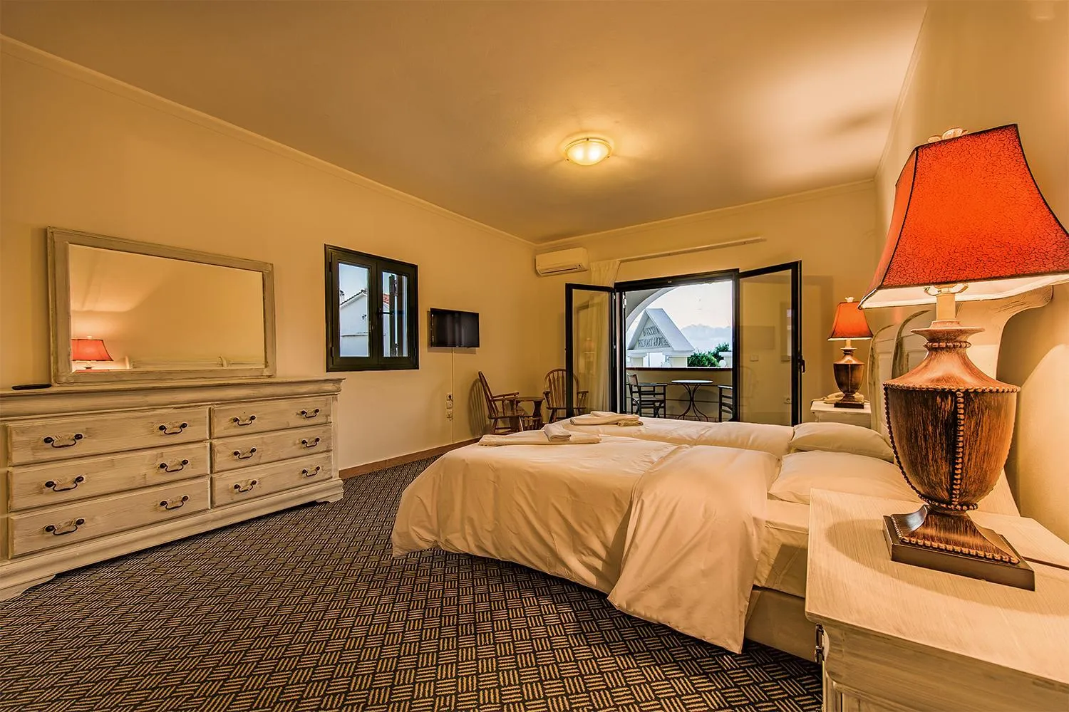 Bed in Messina Resort Hotel