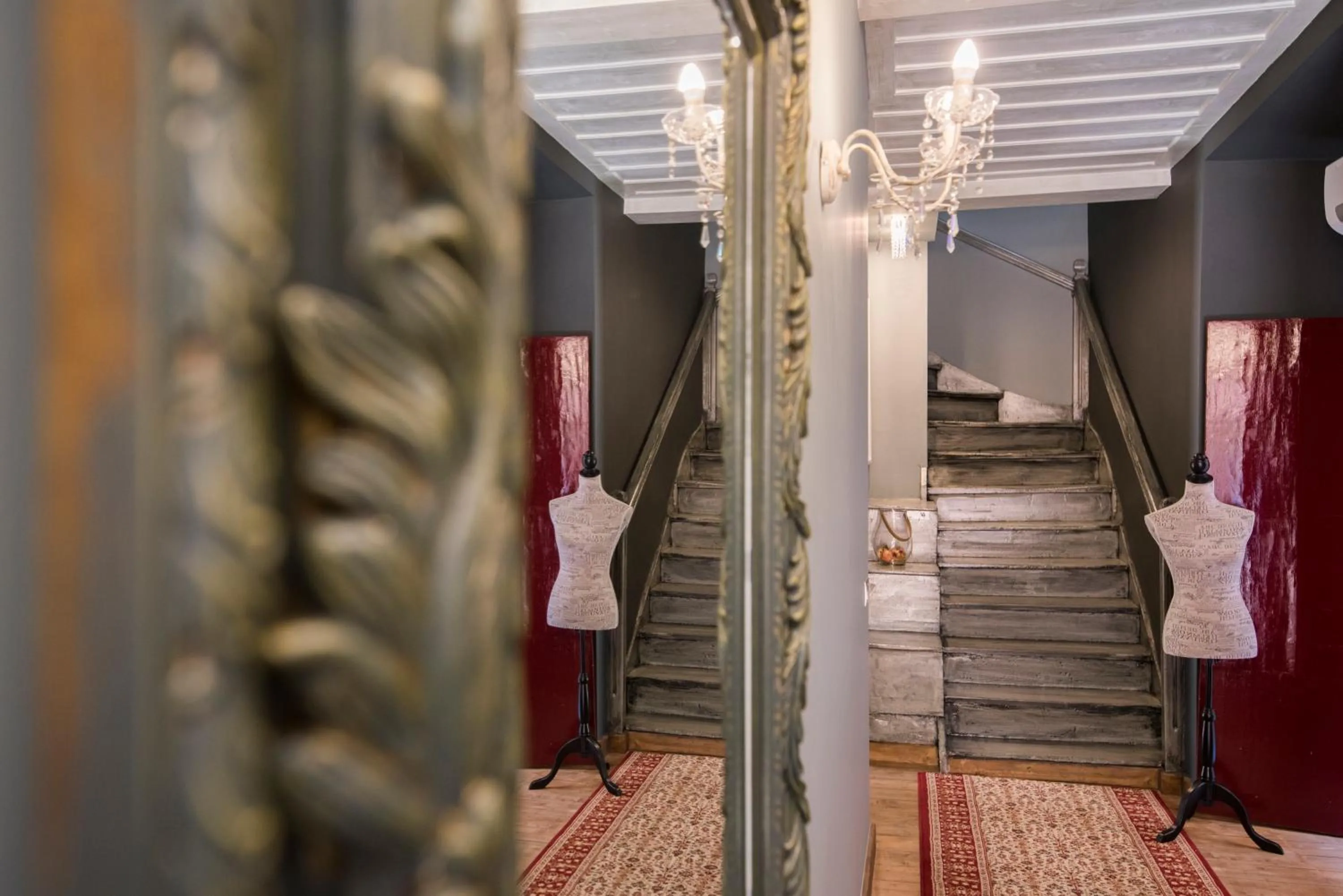 Property building, Bed in Pension Dafni