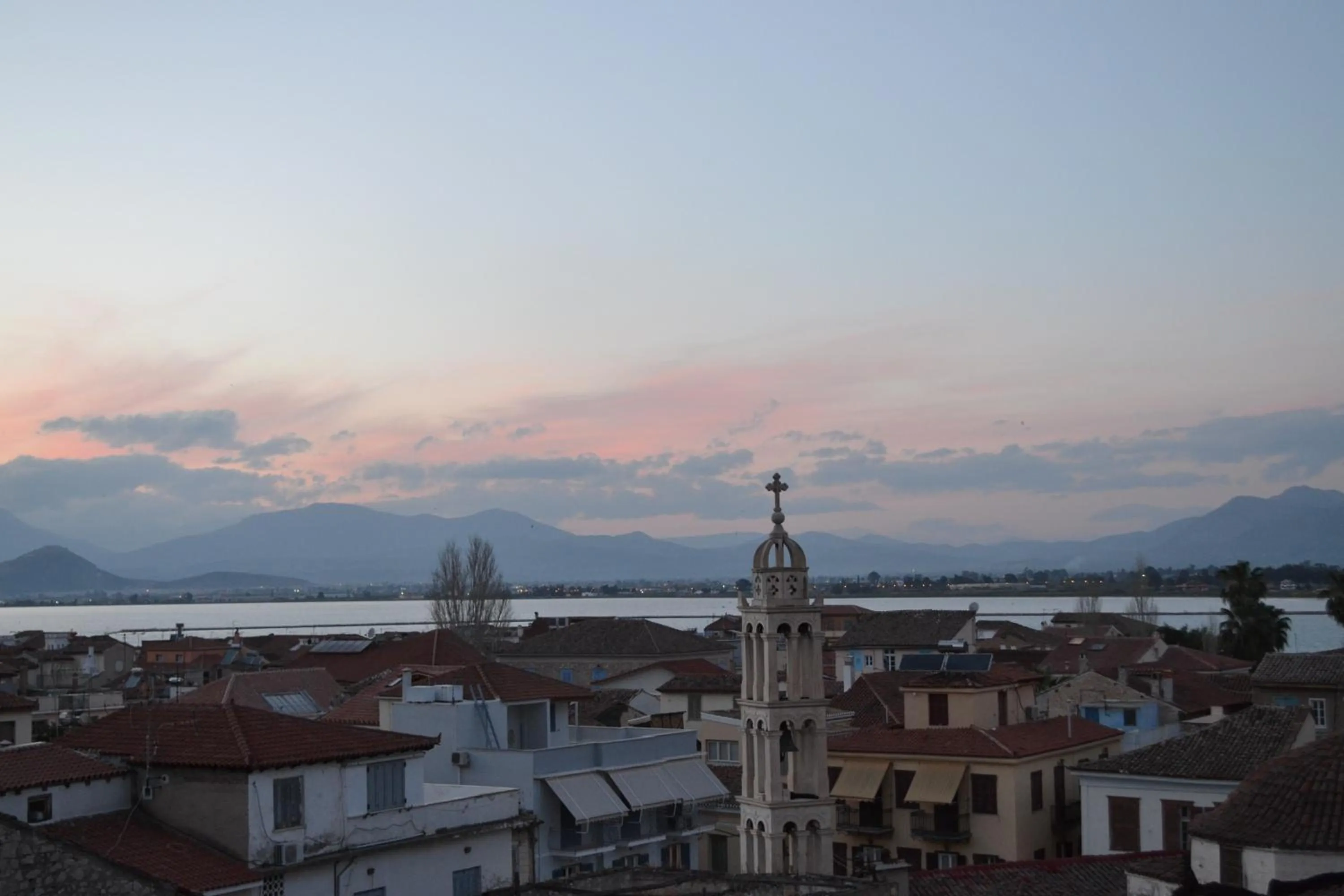 Bird's eye view in Pension Dafni