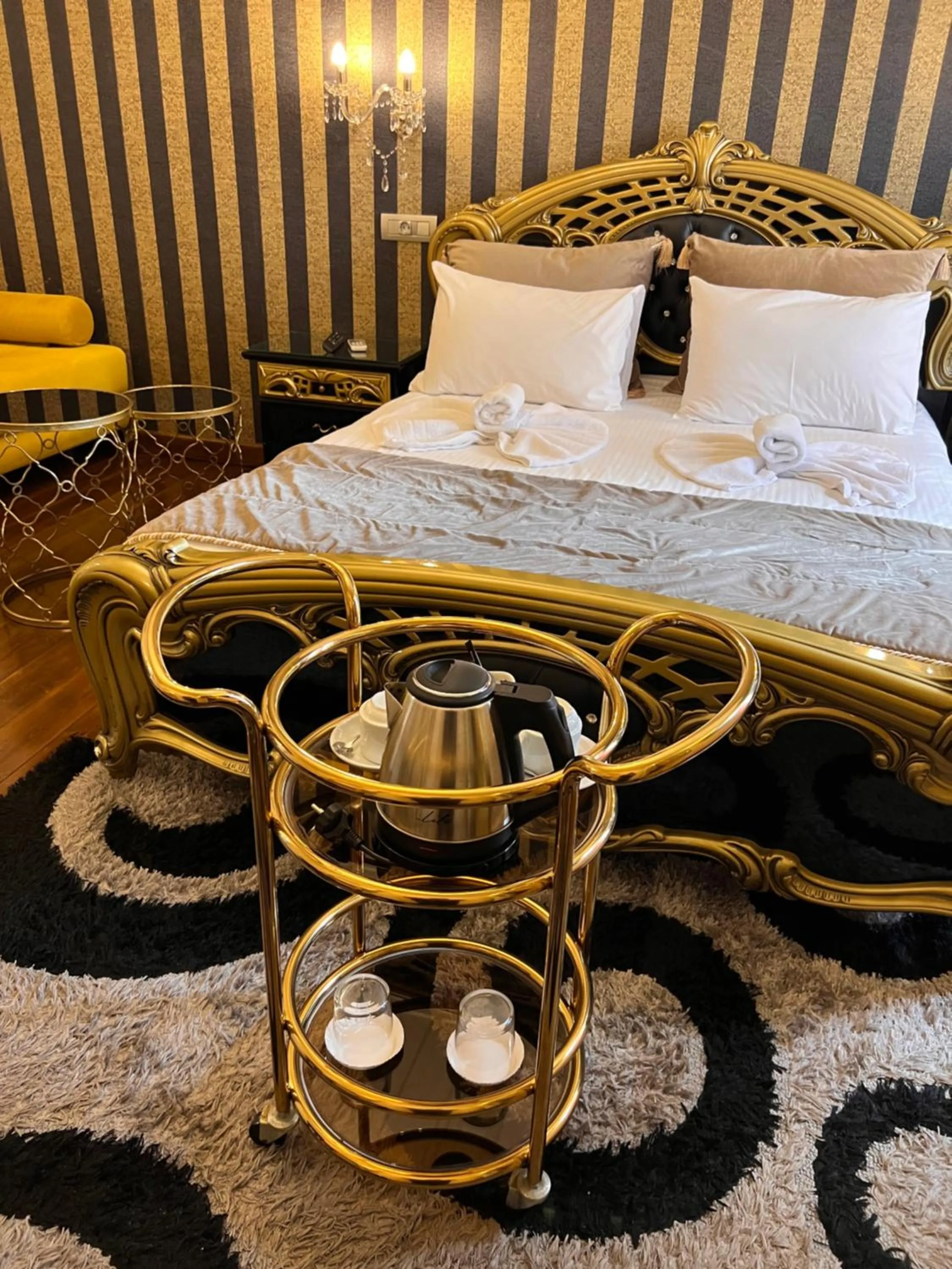 Bedroom, Bed in Pension Dafni