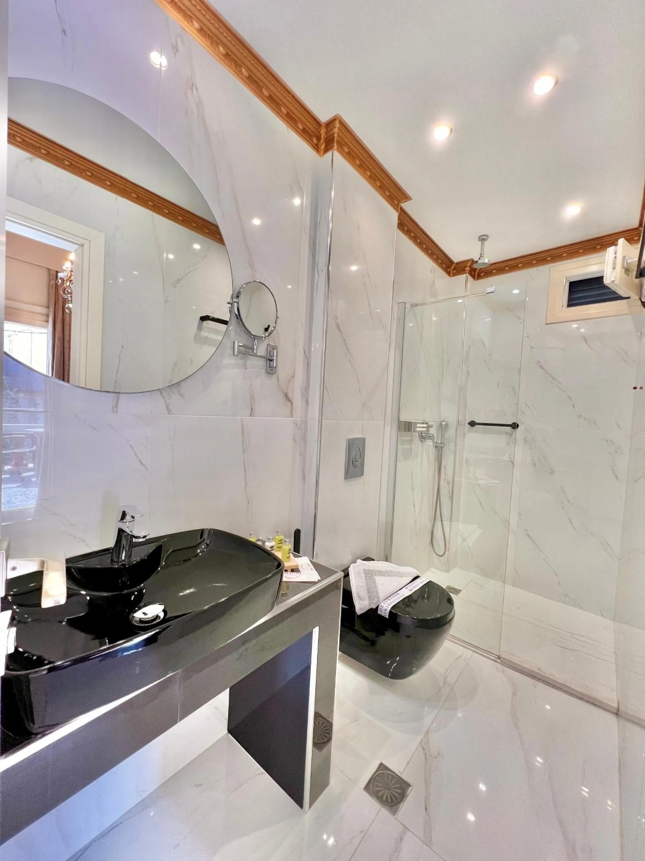 Bathroom in Pension Dafni