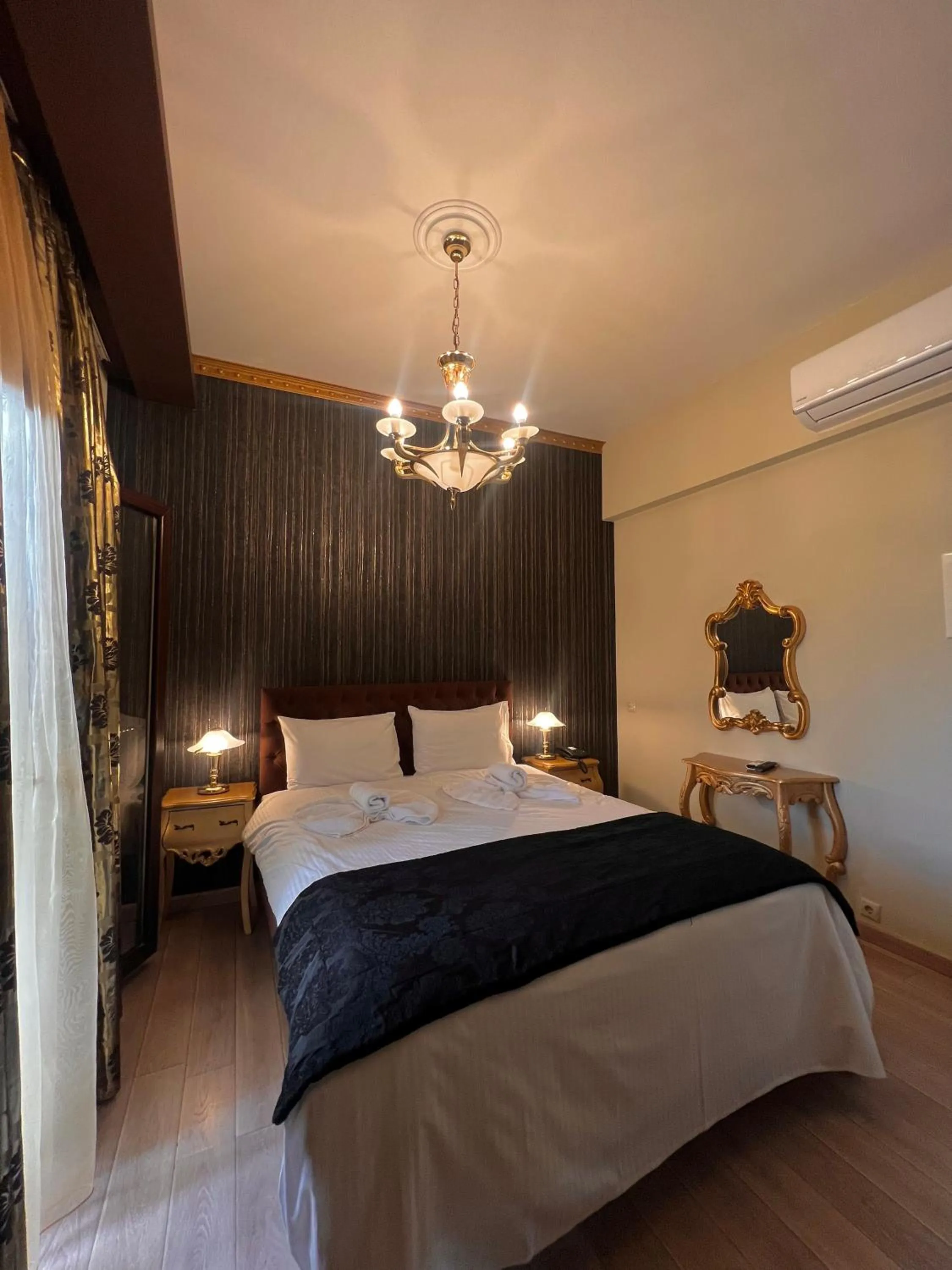 Bed in Pension Dafni