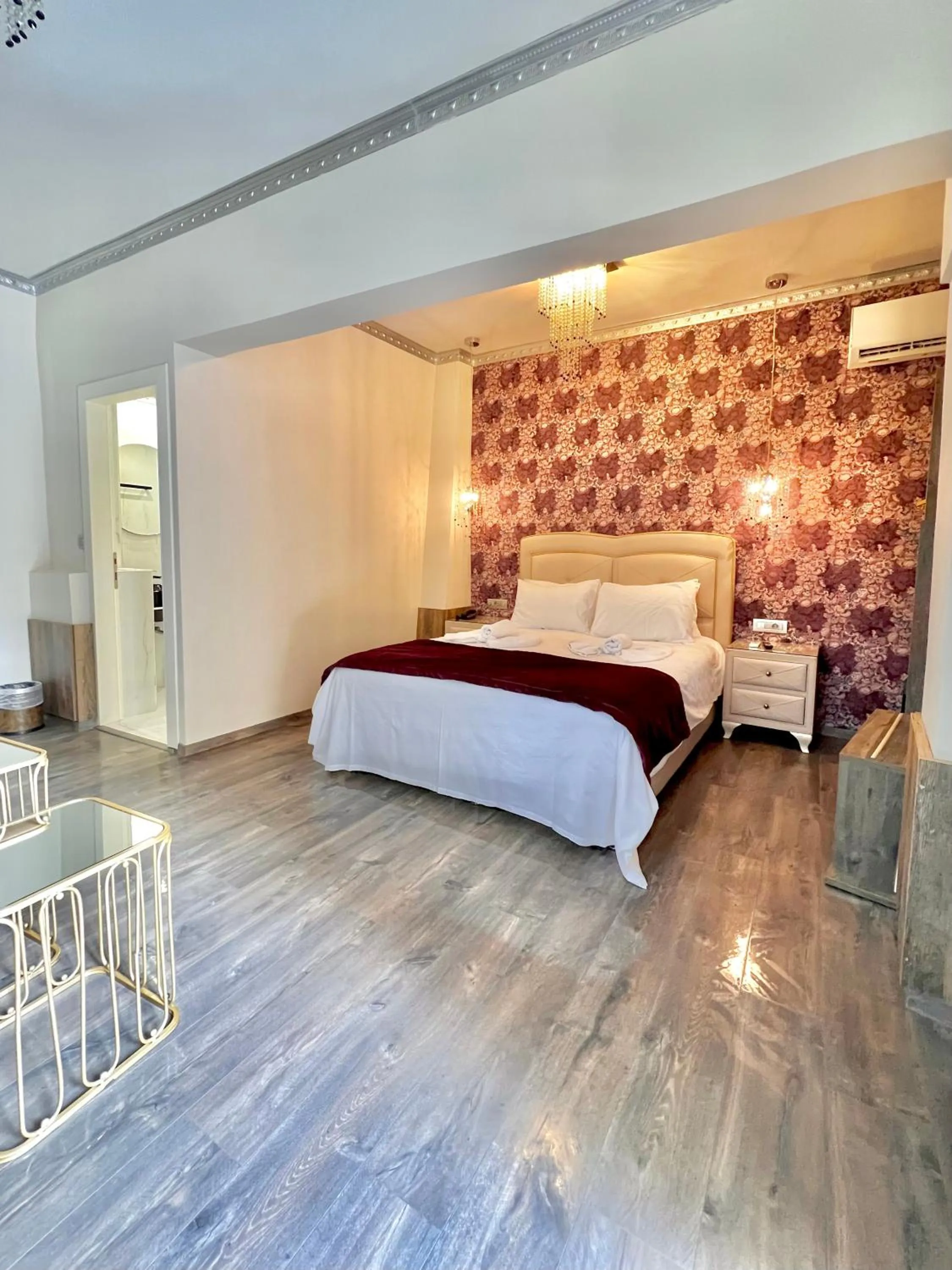 Bedroom, Bed in Pension Dafni