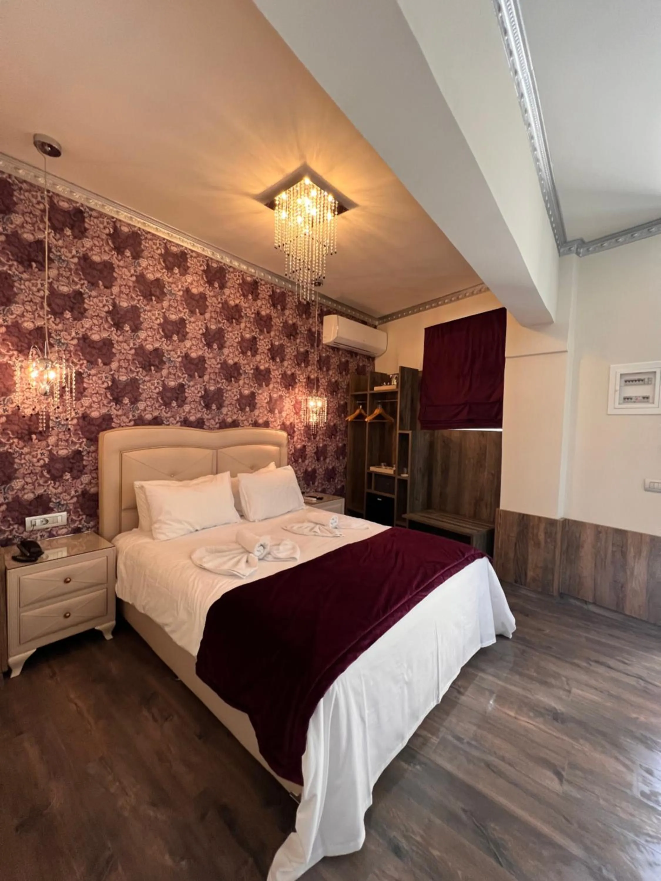 Bed in Pension Dafni