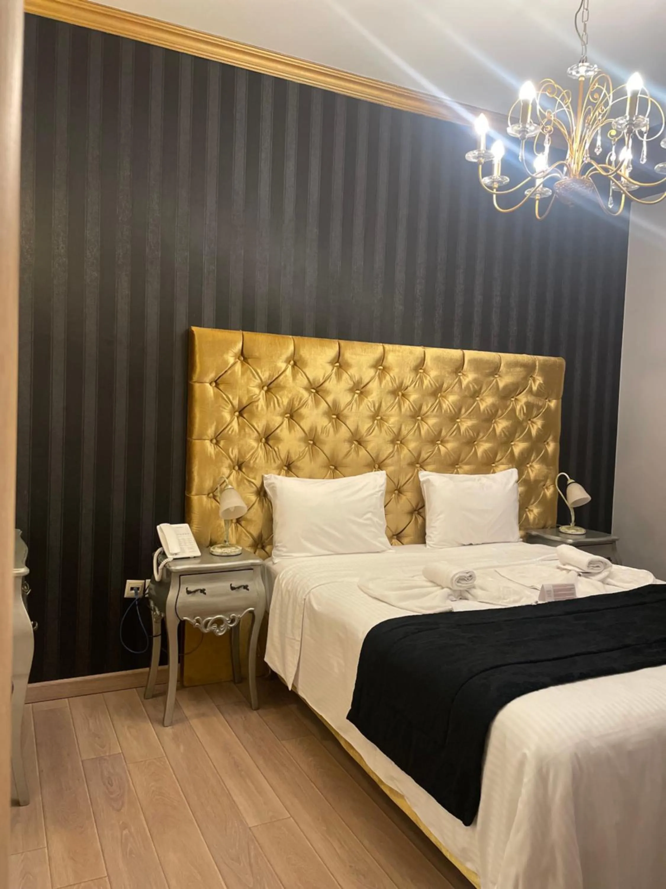 Bed in Pension Dafni