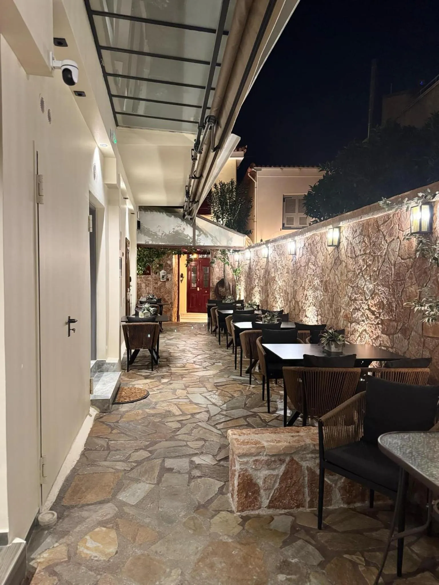 Patio in Pension Dafni