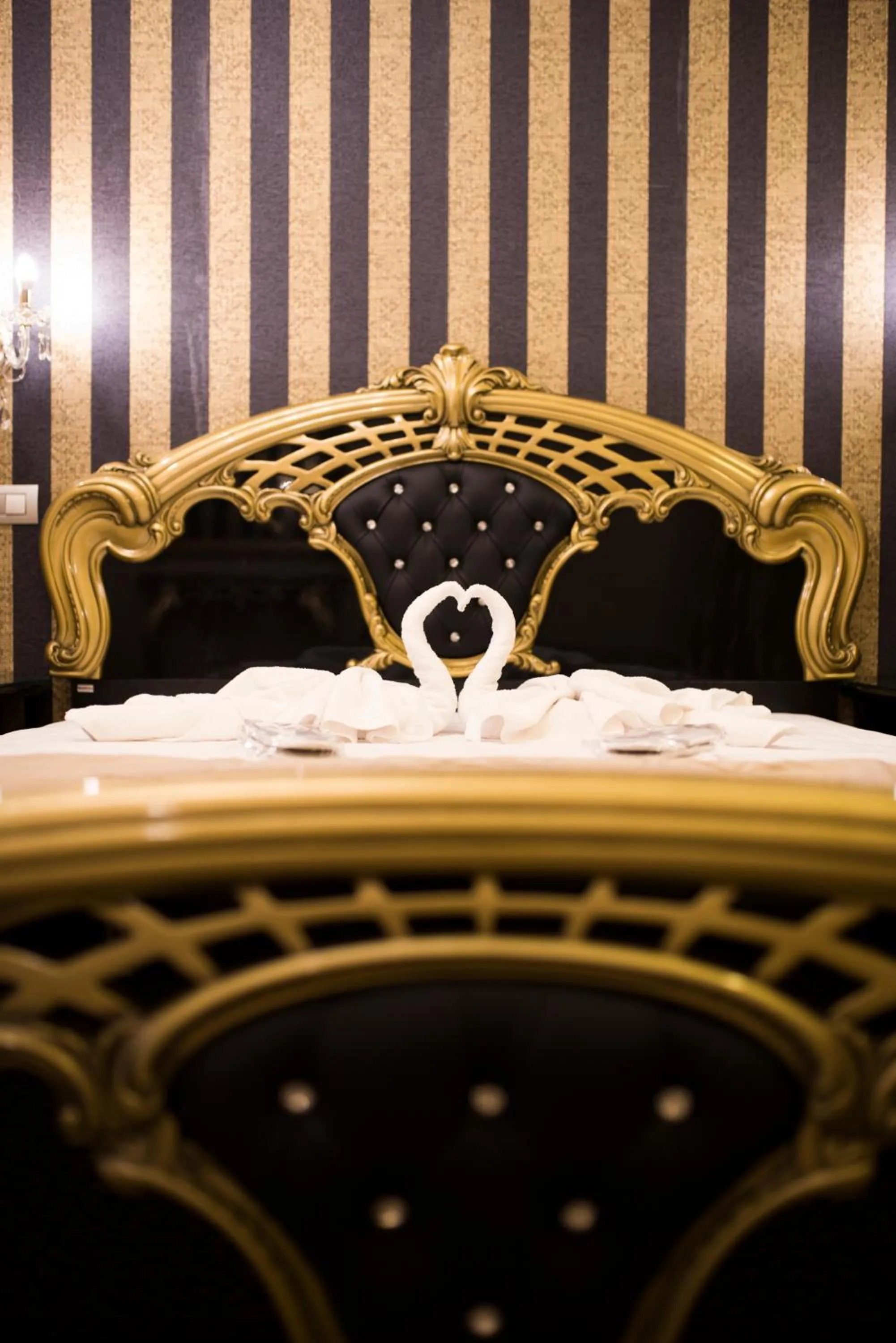 Bed in Pension Dafni