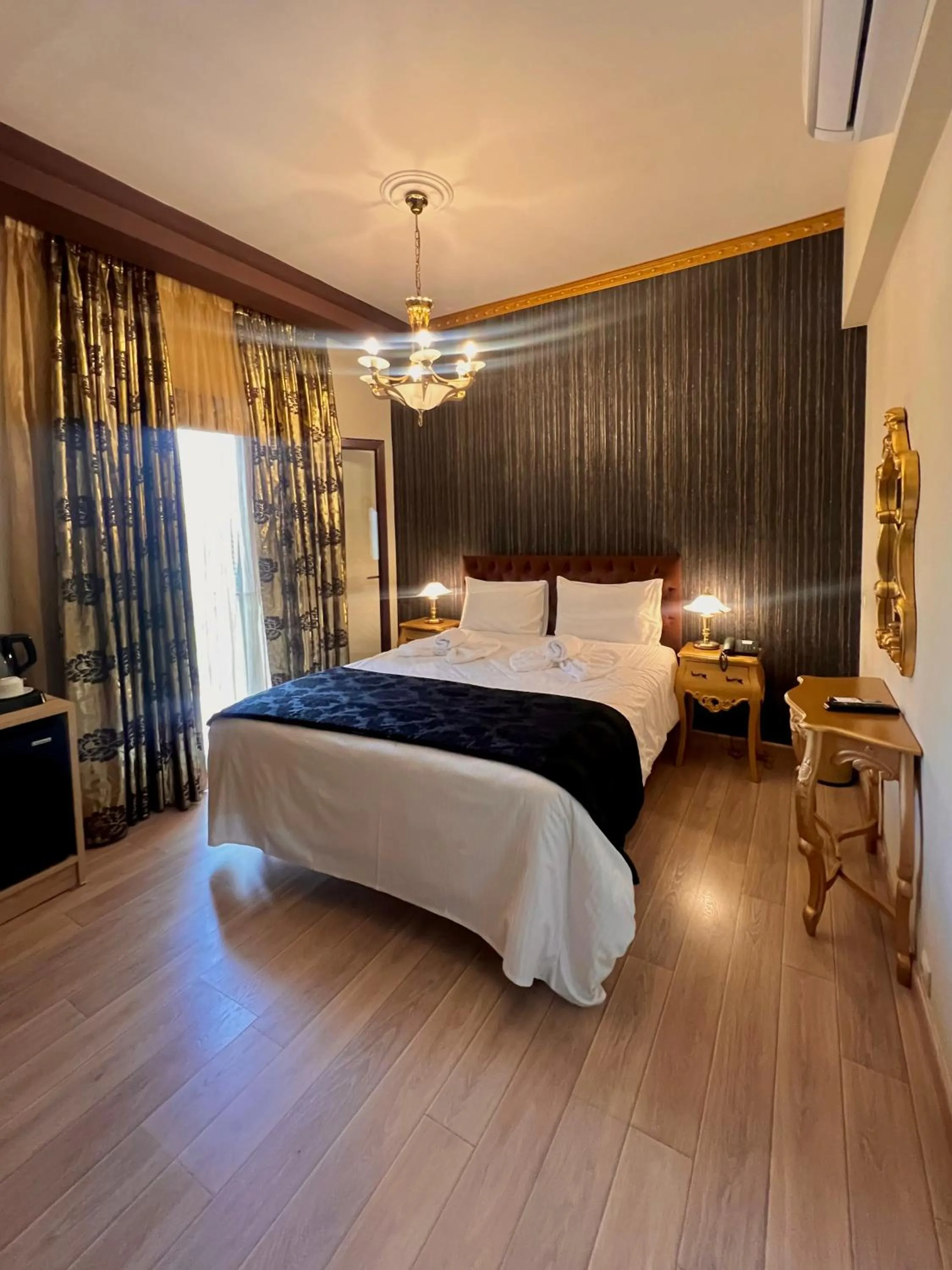 Bed in Pension Dafni