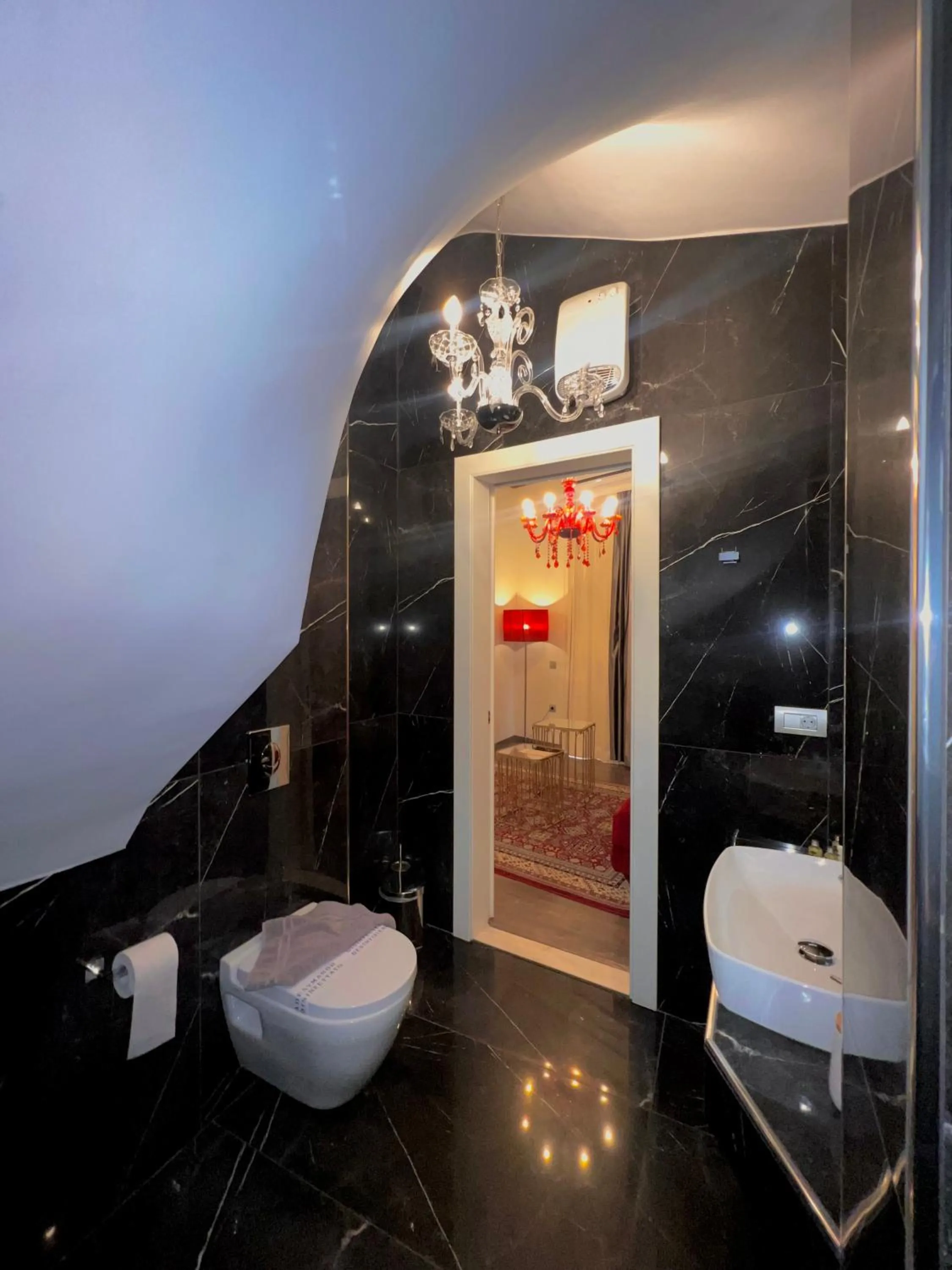 Bathroom in Pension Dafni