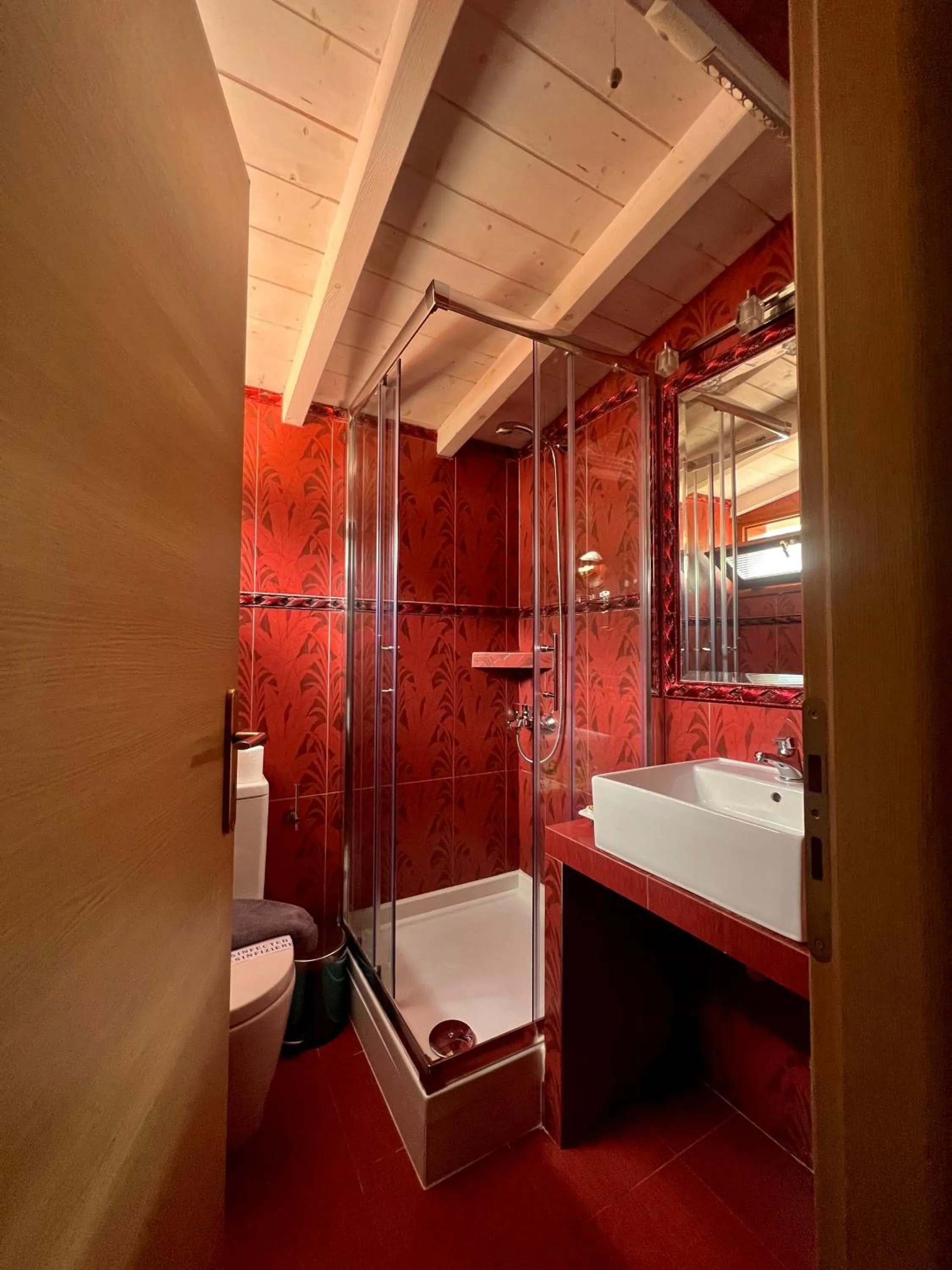 Shower in Pension Dafni