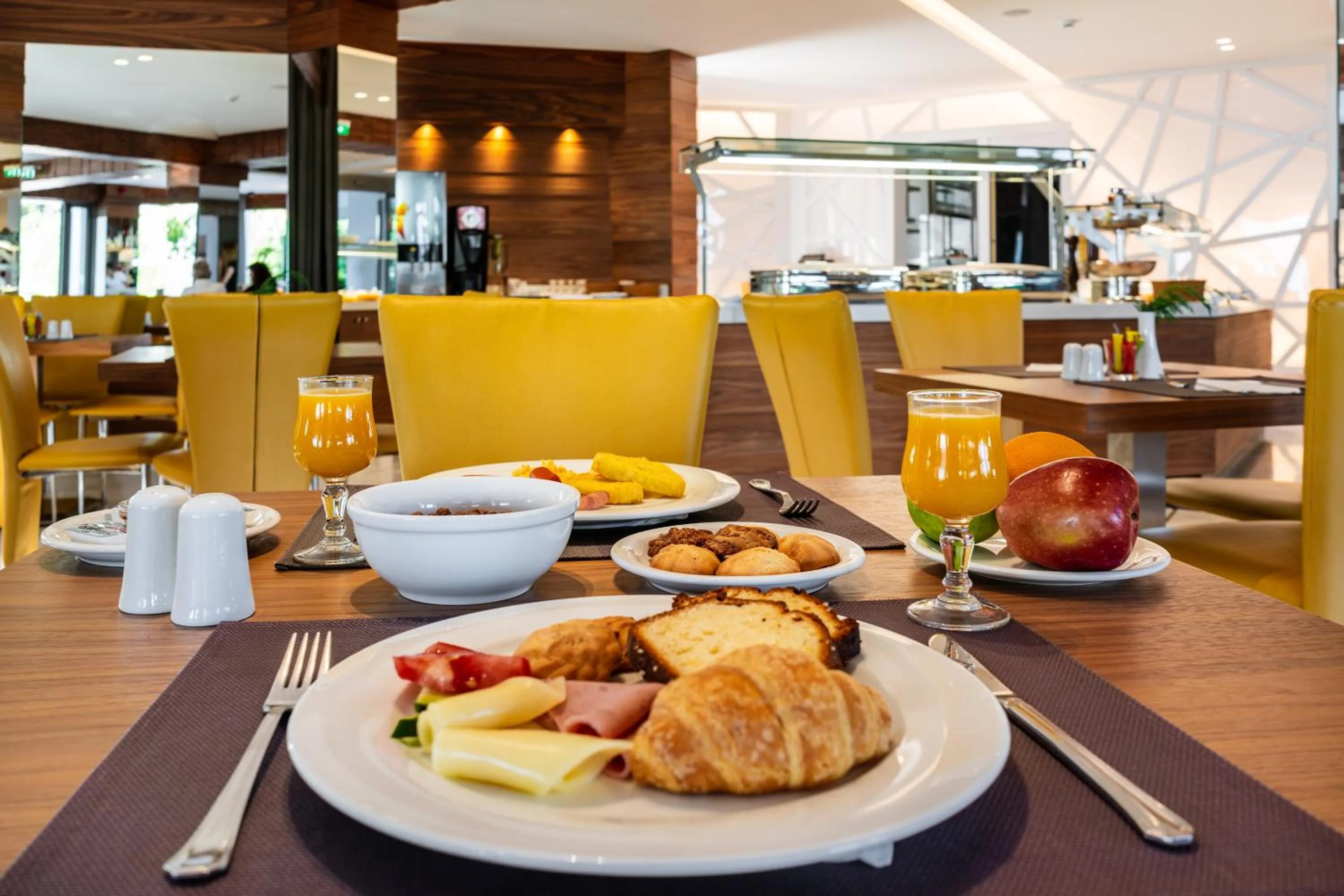 Buffet breakfast in Poseidon Hotel