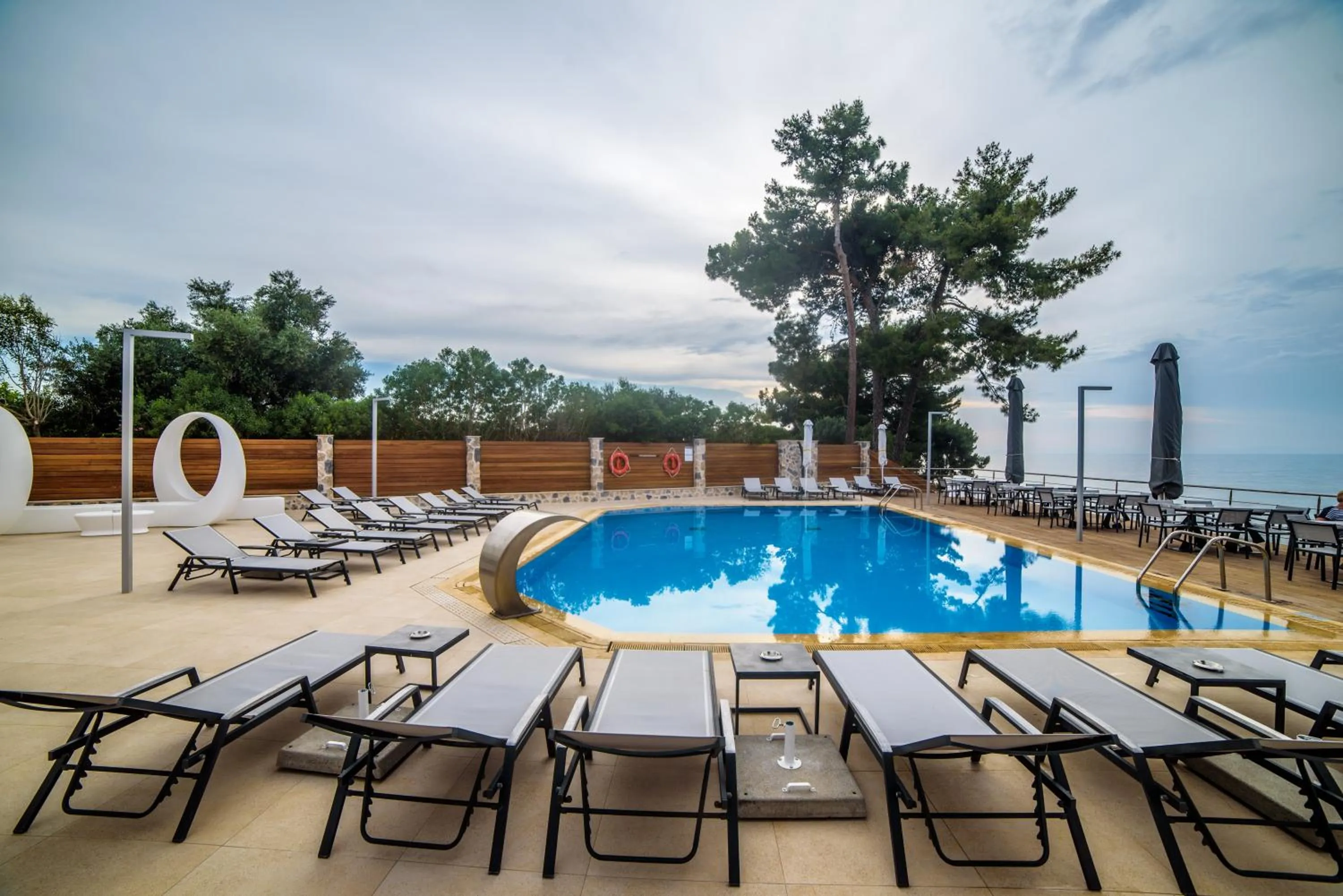 Swimming pool in Poseidon Hotel